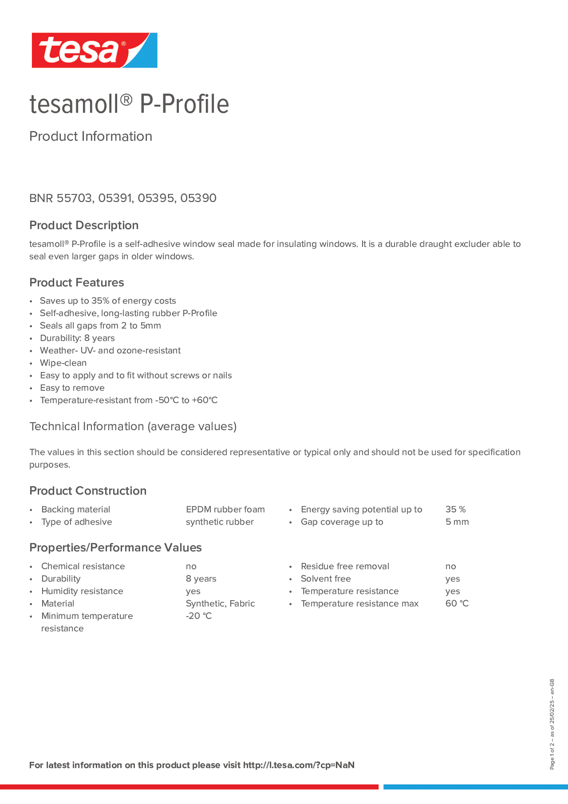 Product information_tesamoll® 5366_en-GB