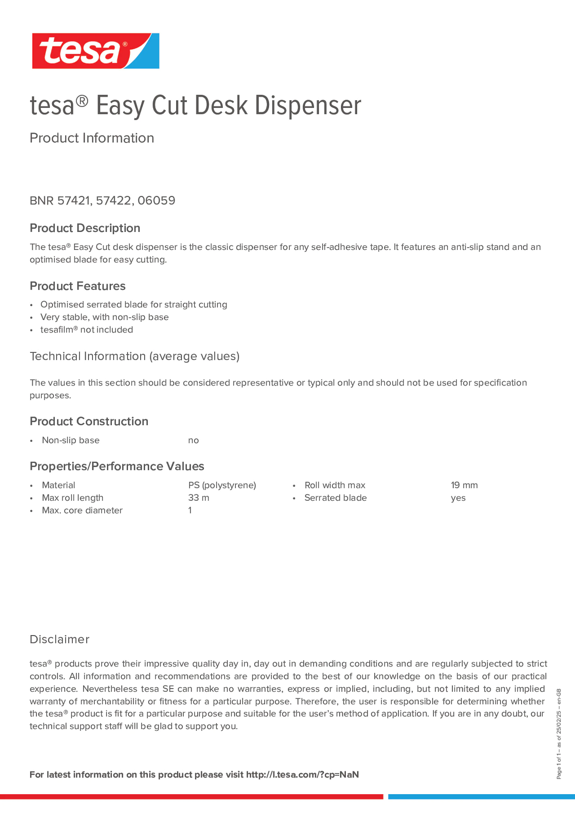 Product information_tesa® Easy Cut 57421_en-GB