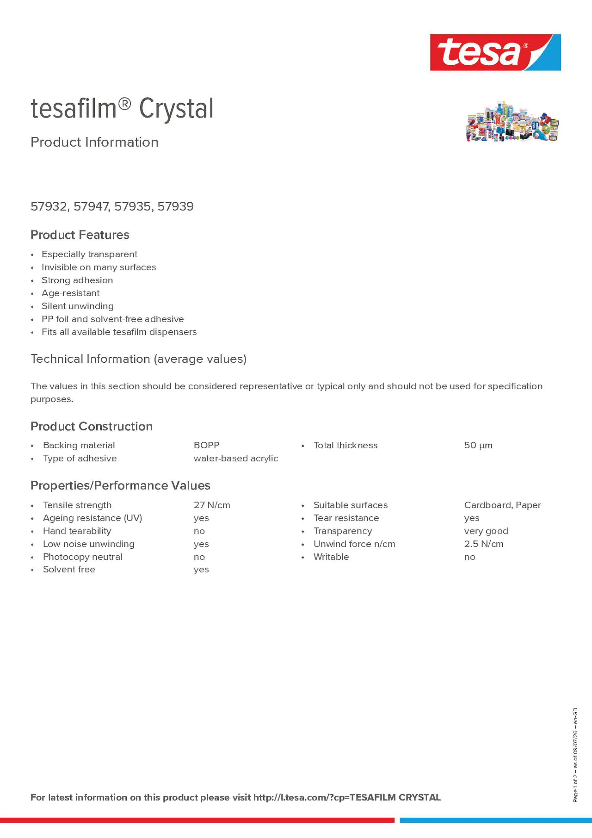 Product information_tesafilm® 4132_en-GB