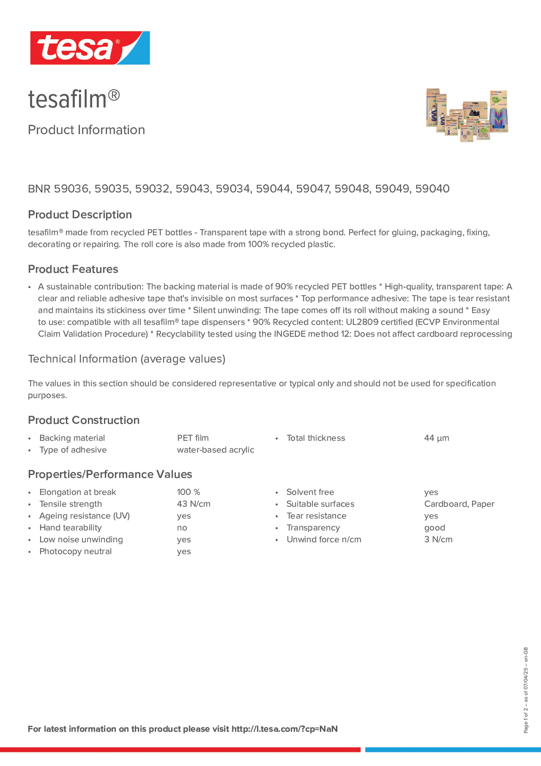 Product information_tesafilm® 59036_en-GB