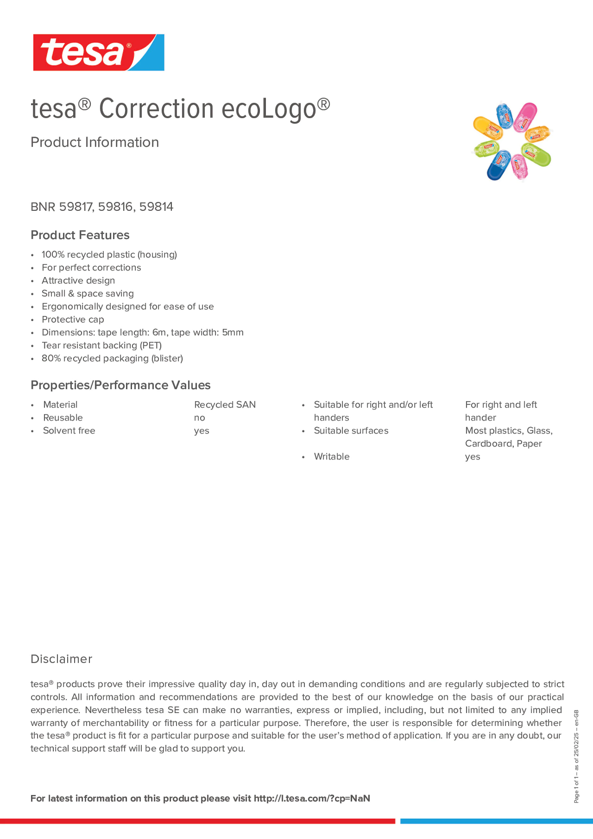 Product information_tesa® 59814_en-GB