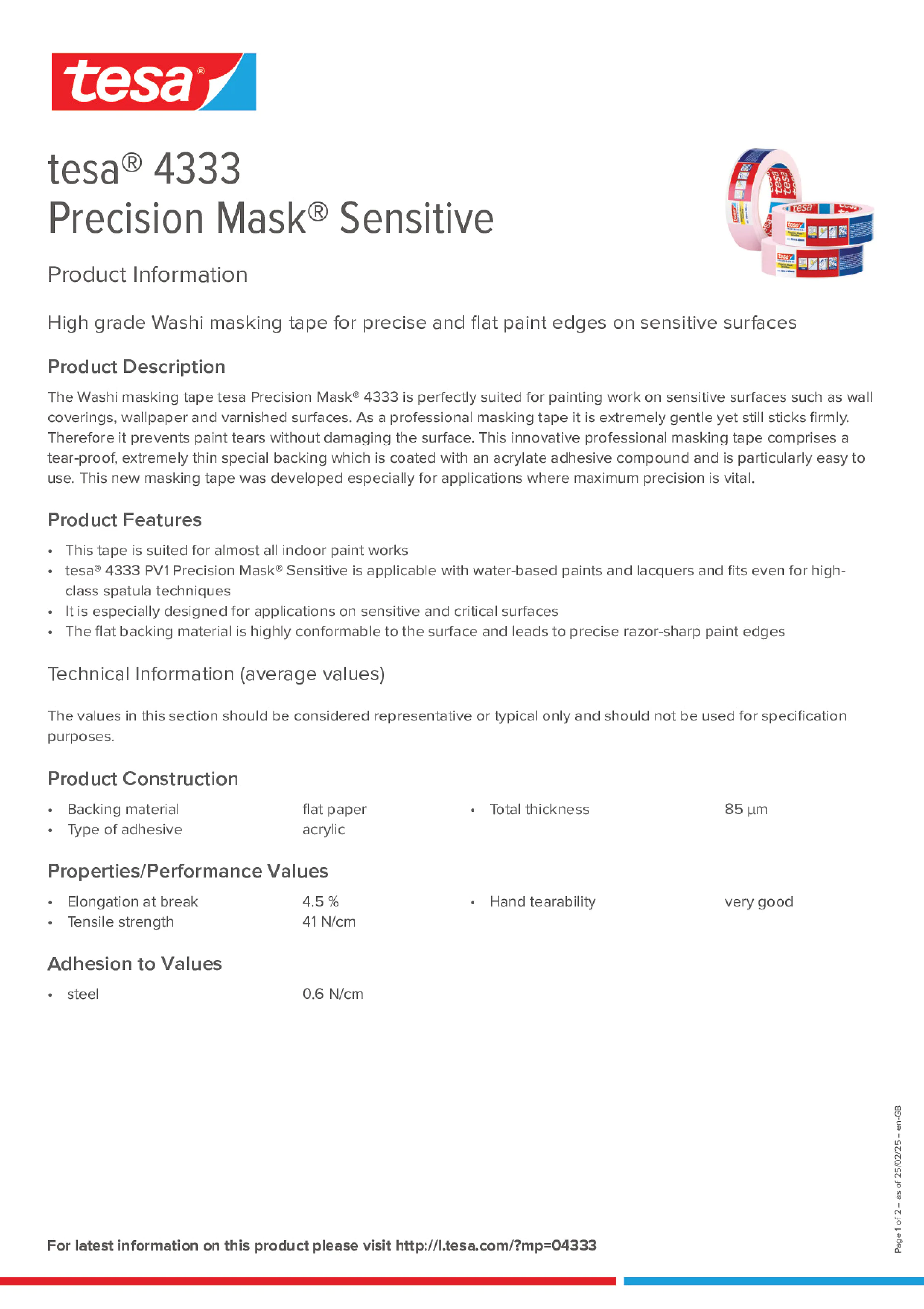 Product information_tesa® 04333_en-GB