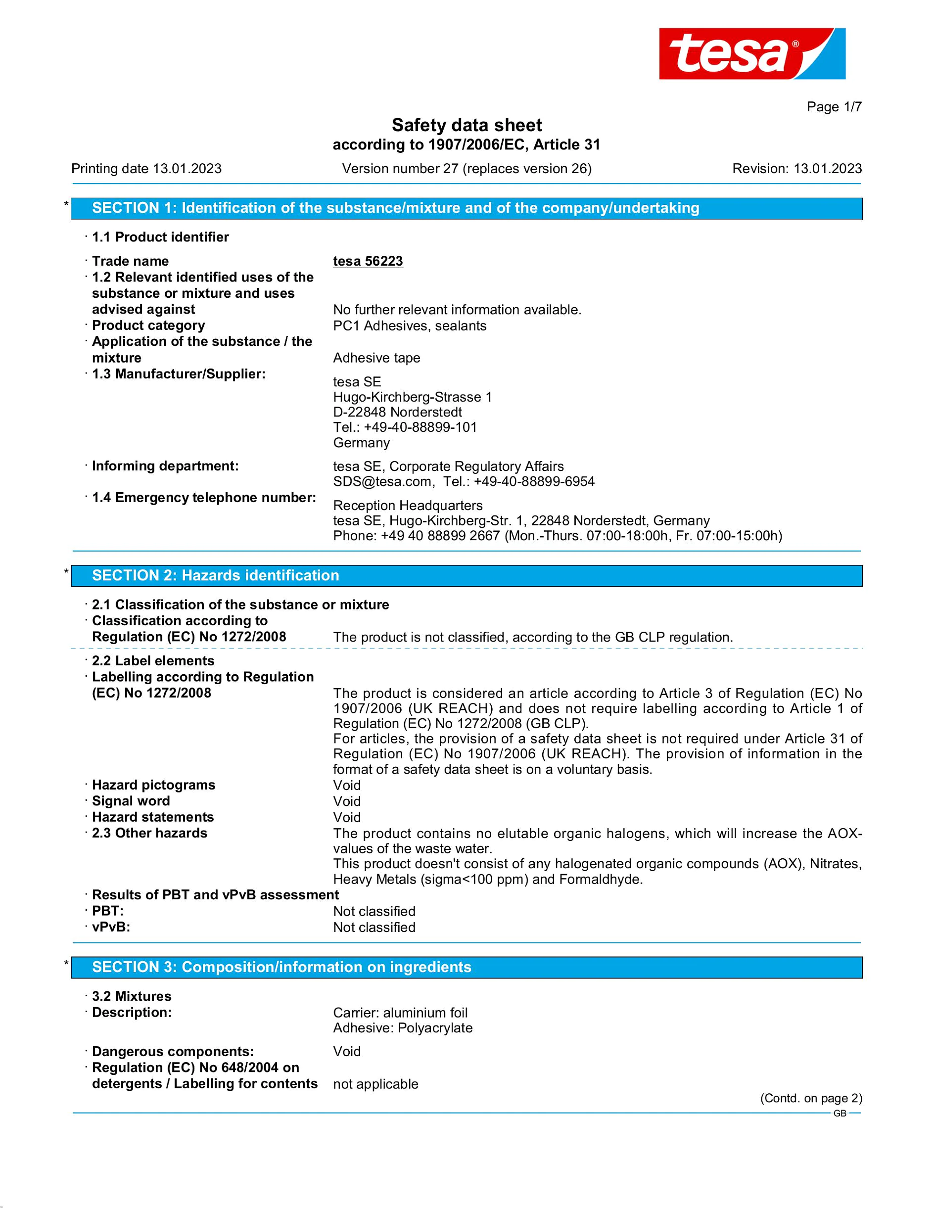 Safety data sheet_tesa® 56223_en-GB_v27
