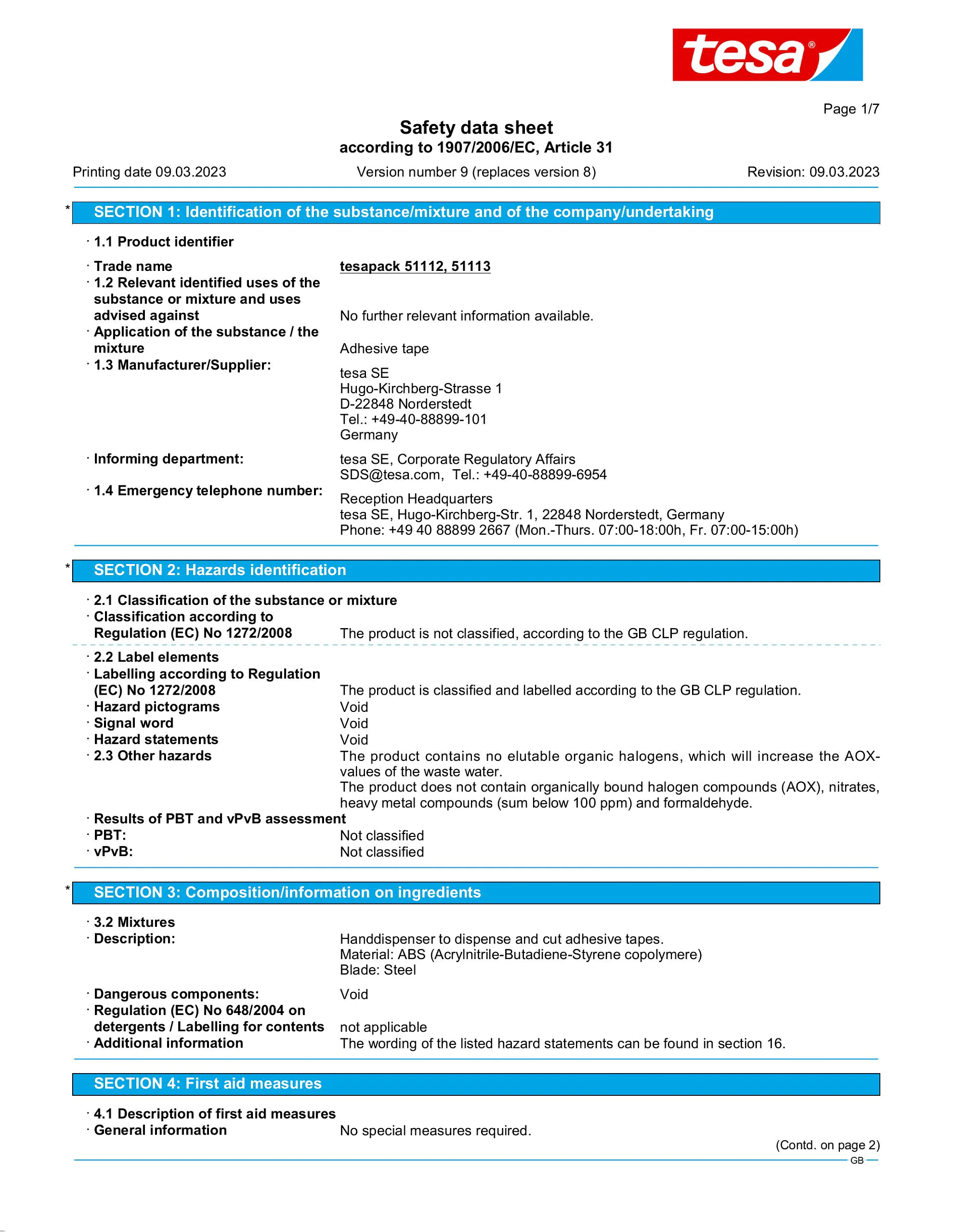 Safety data sheet_tesapack® 51113_en-GB_v9