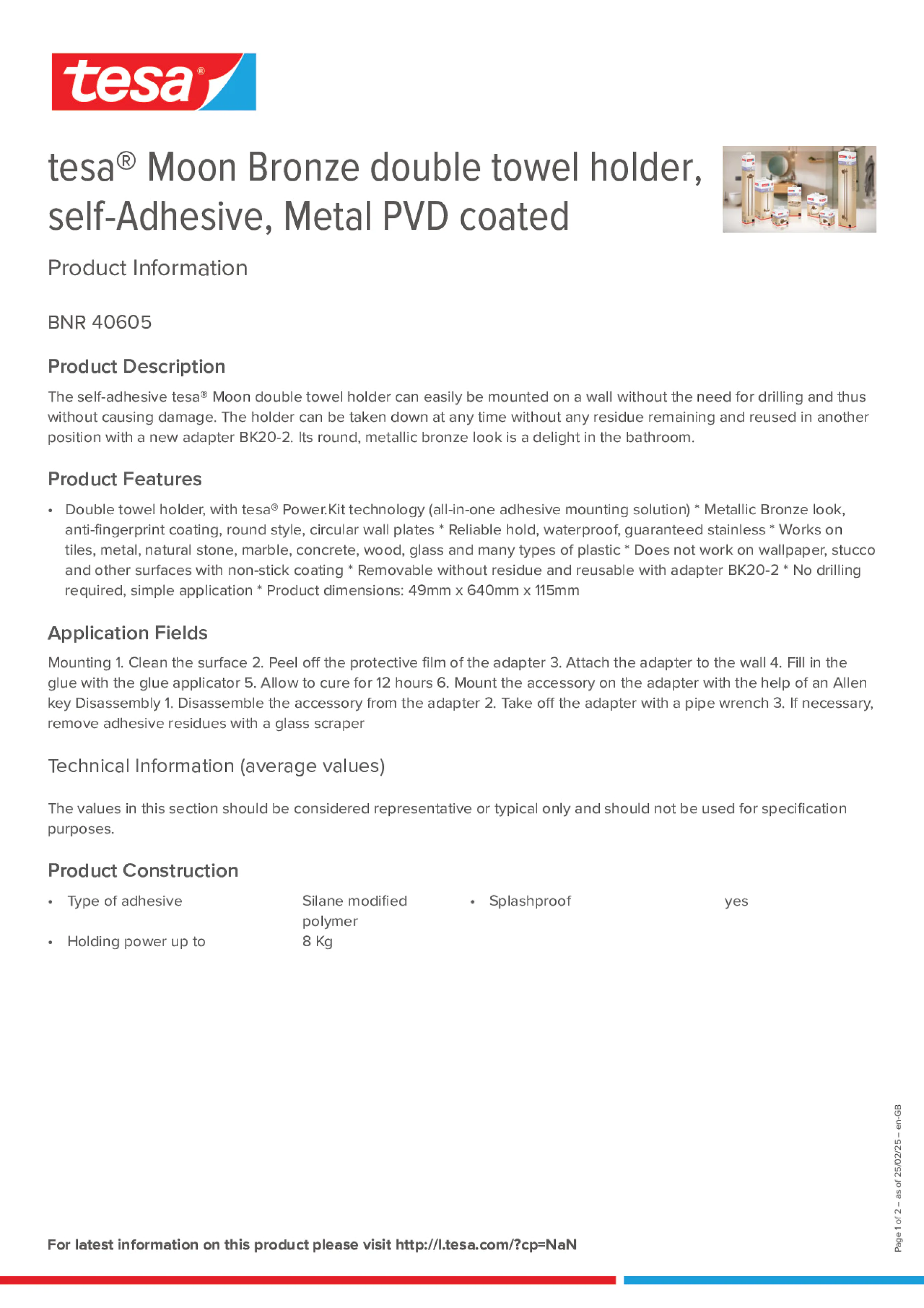 Product information_tesa® 40605_en-GB