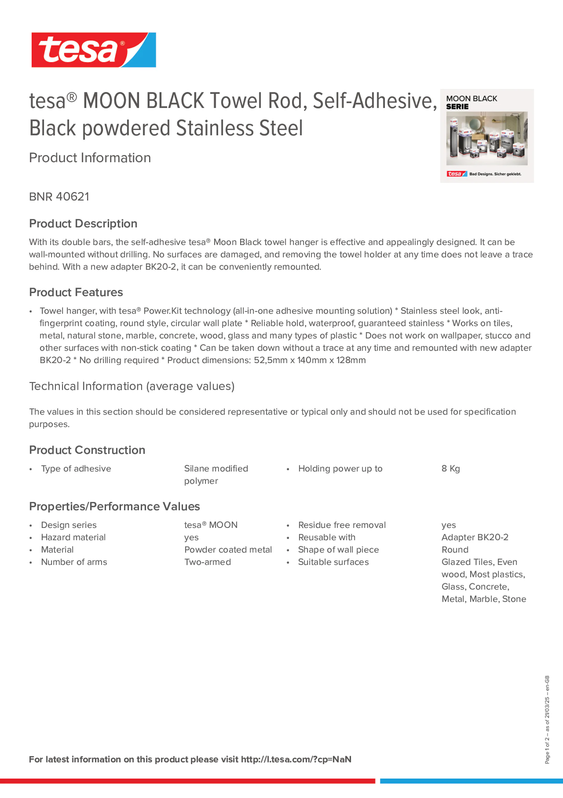 Product information_tesa® 40621_en-GB