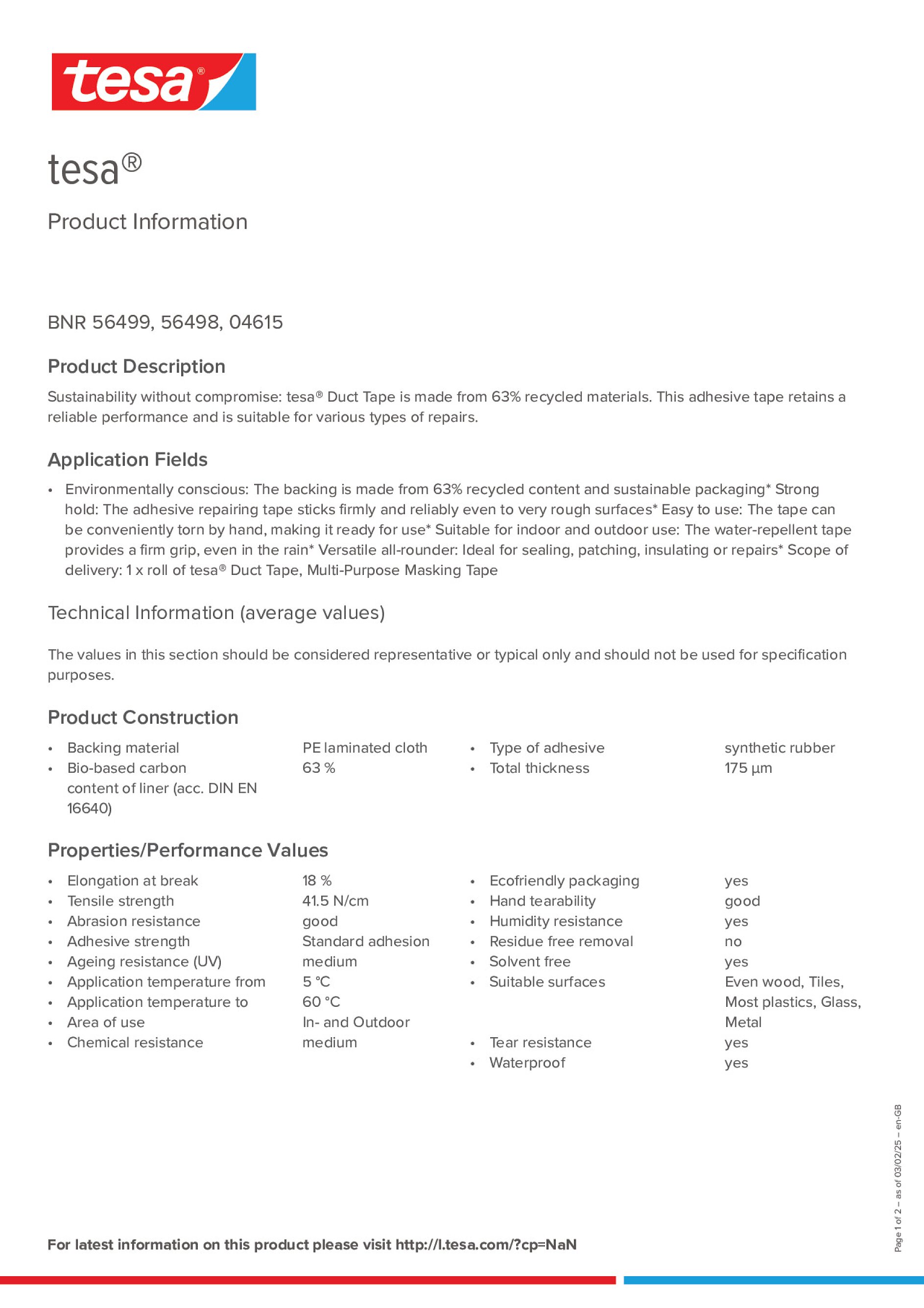 Product information_tesa® 04615_en-GB