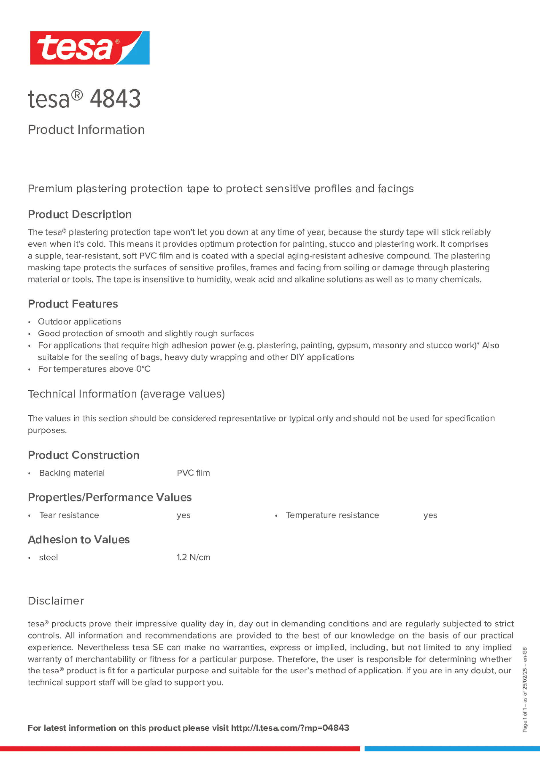 Product information_tesa® 4843_en-GB