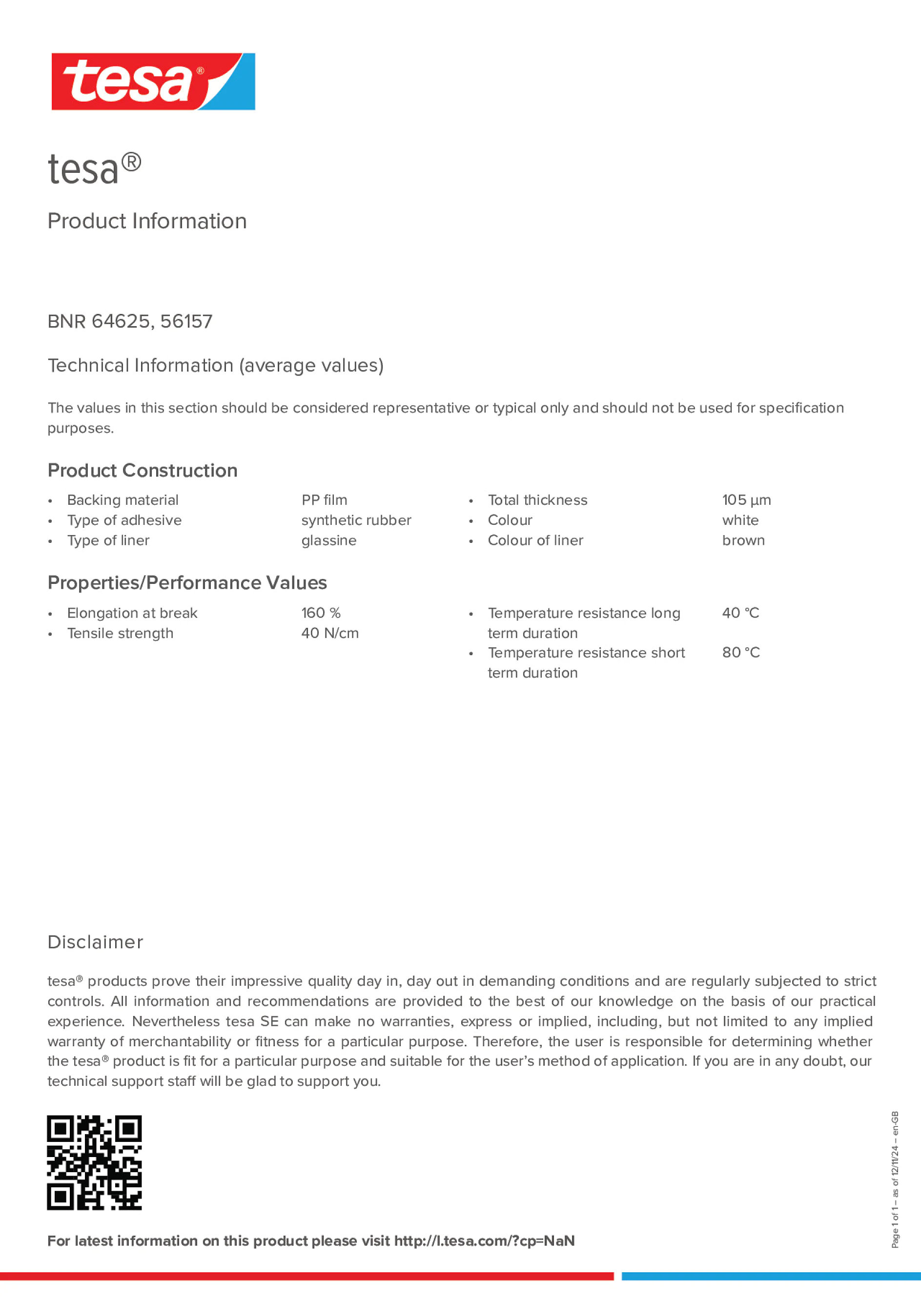Product information_tesa® 64625_en-GB
