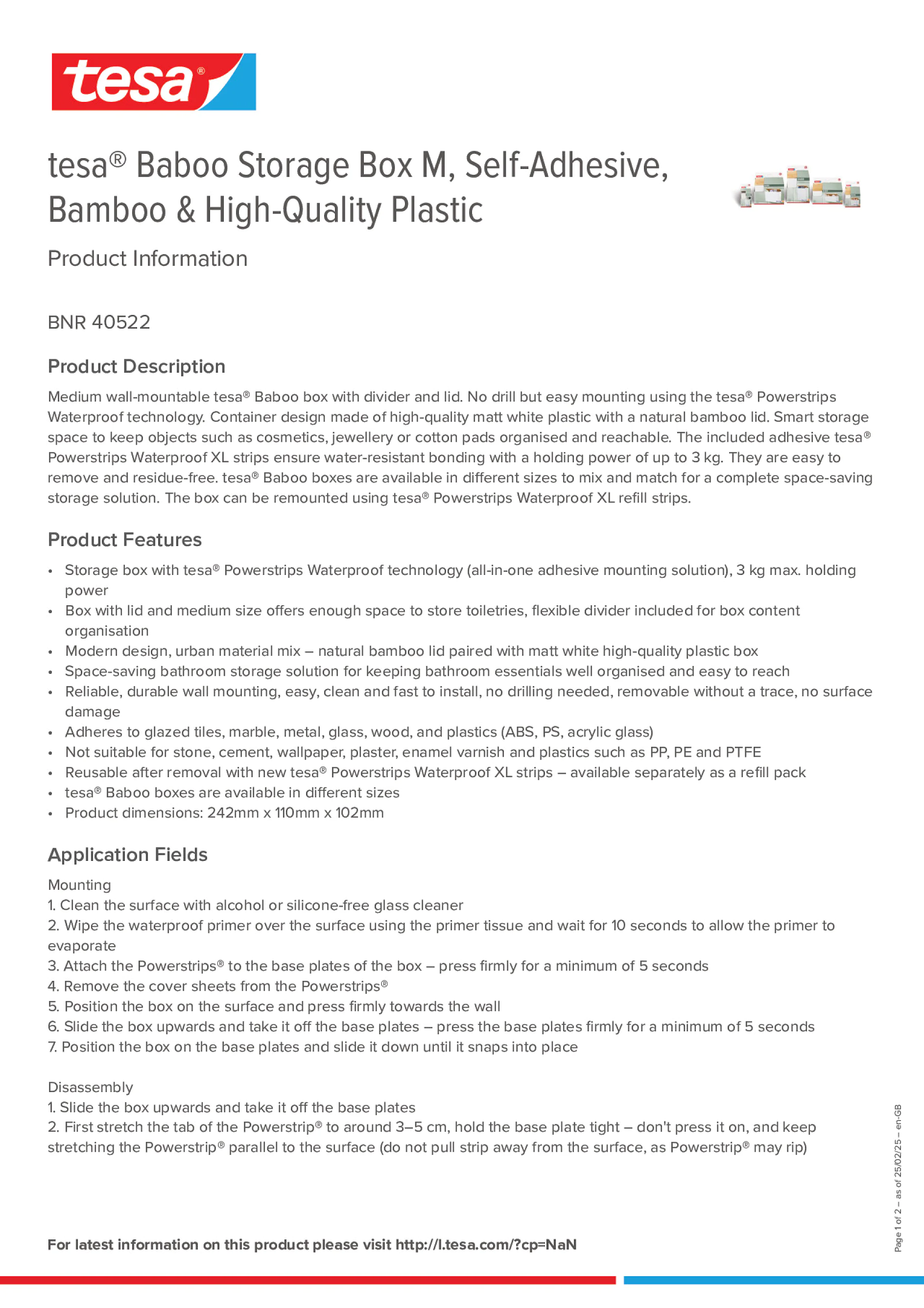 Product information_tesa® 40522_en-GB