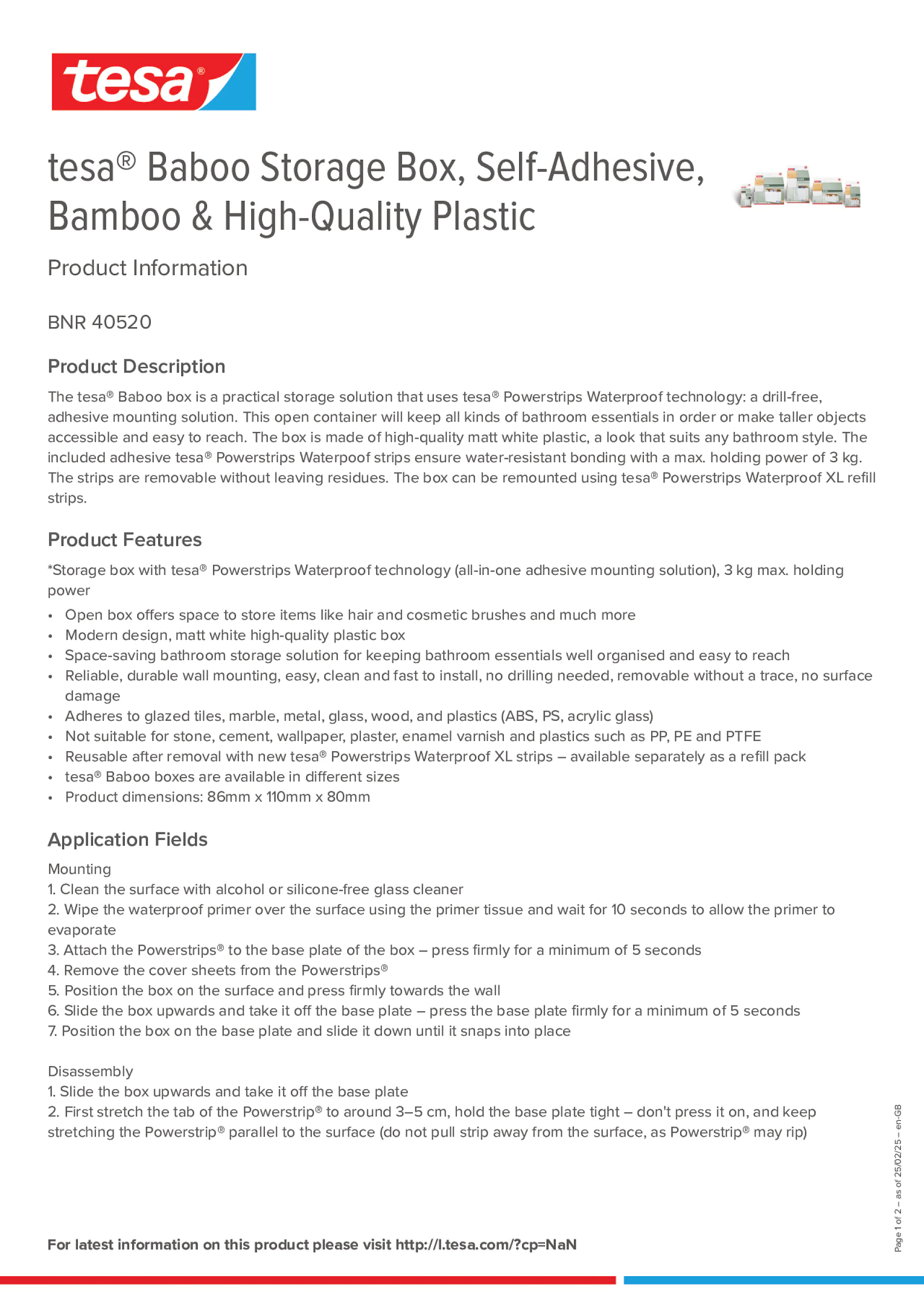 Product information_tesa® 40520_en-GB