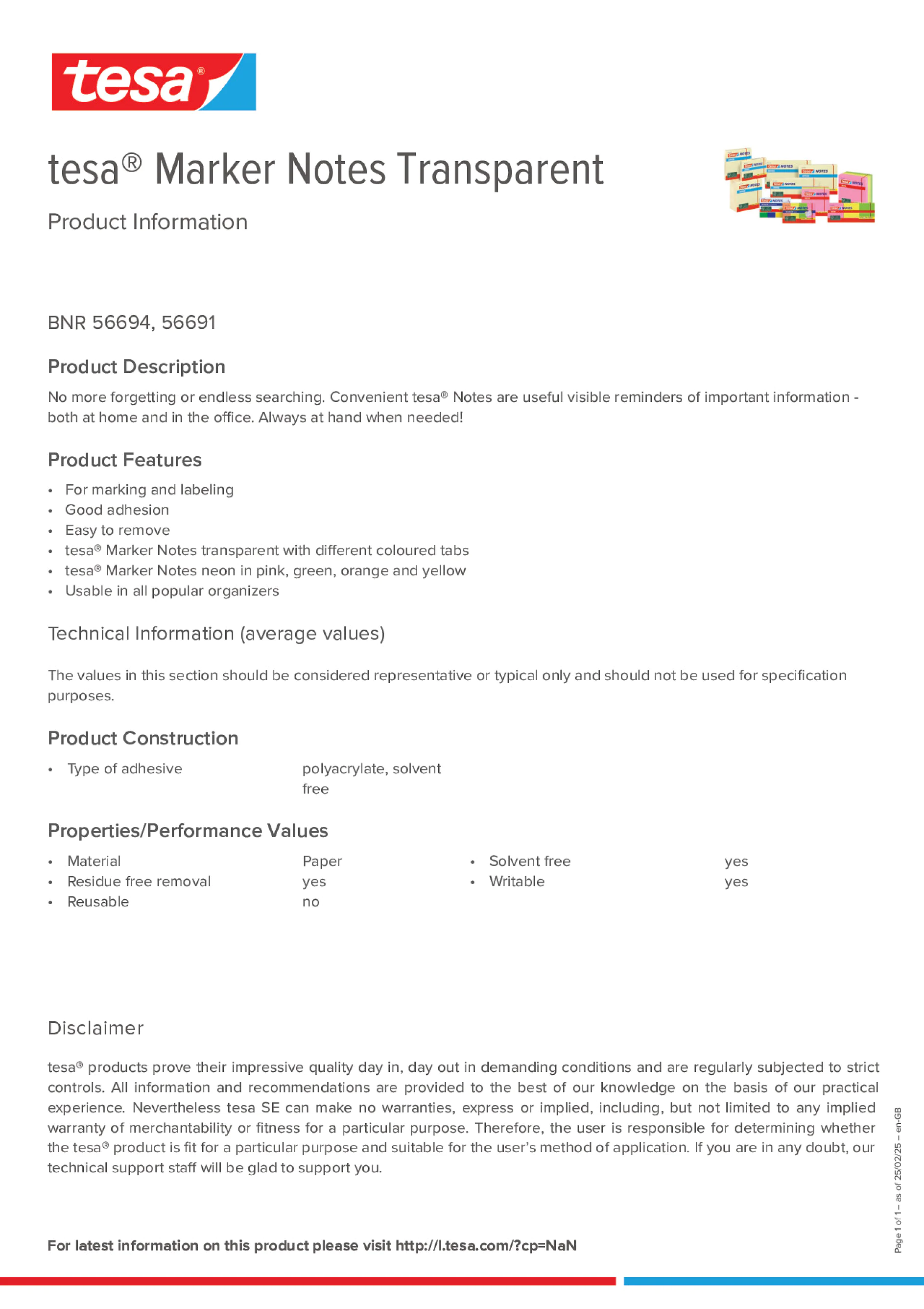 Product information_tesa® 56694_en-GB