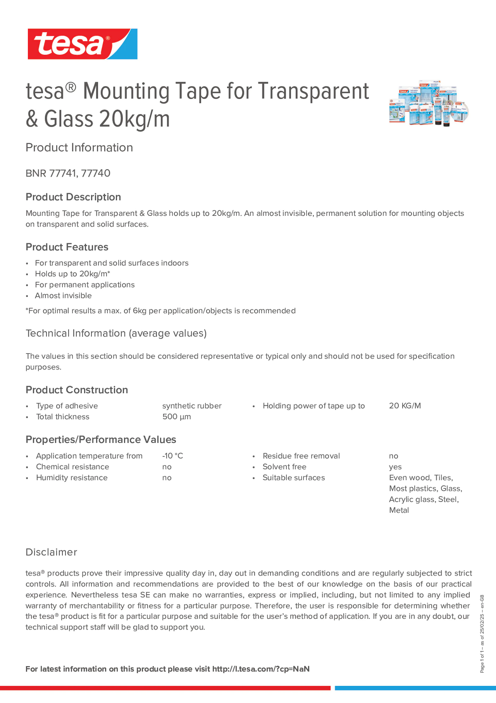 Product information_tesa® 77740_en-GB