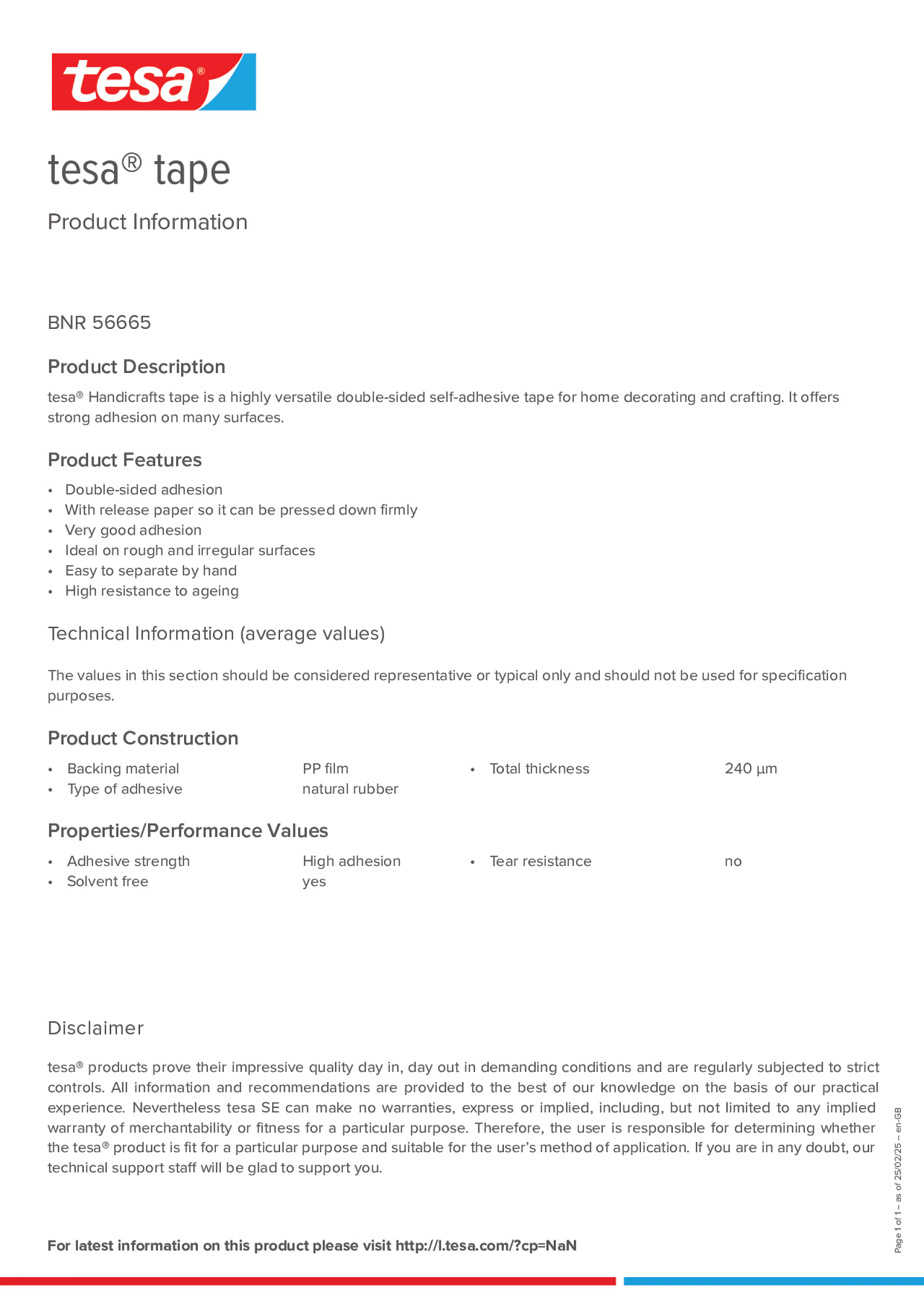 Product information_tesa® 56665_en-GB