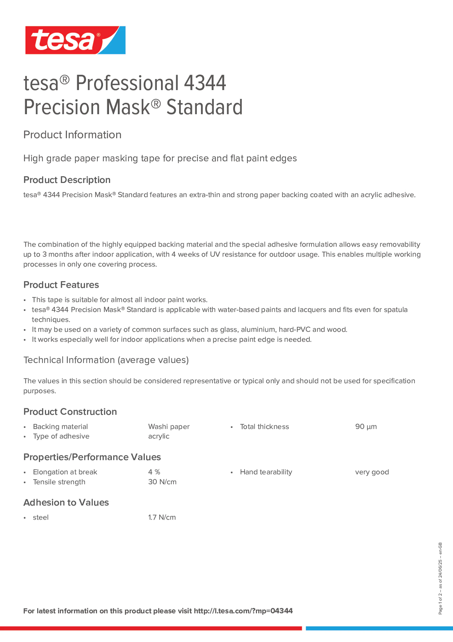 Product information_tesa® Professional 04344_en-GB
