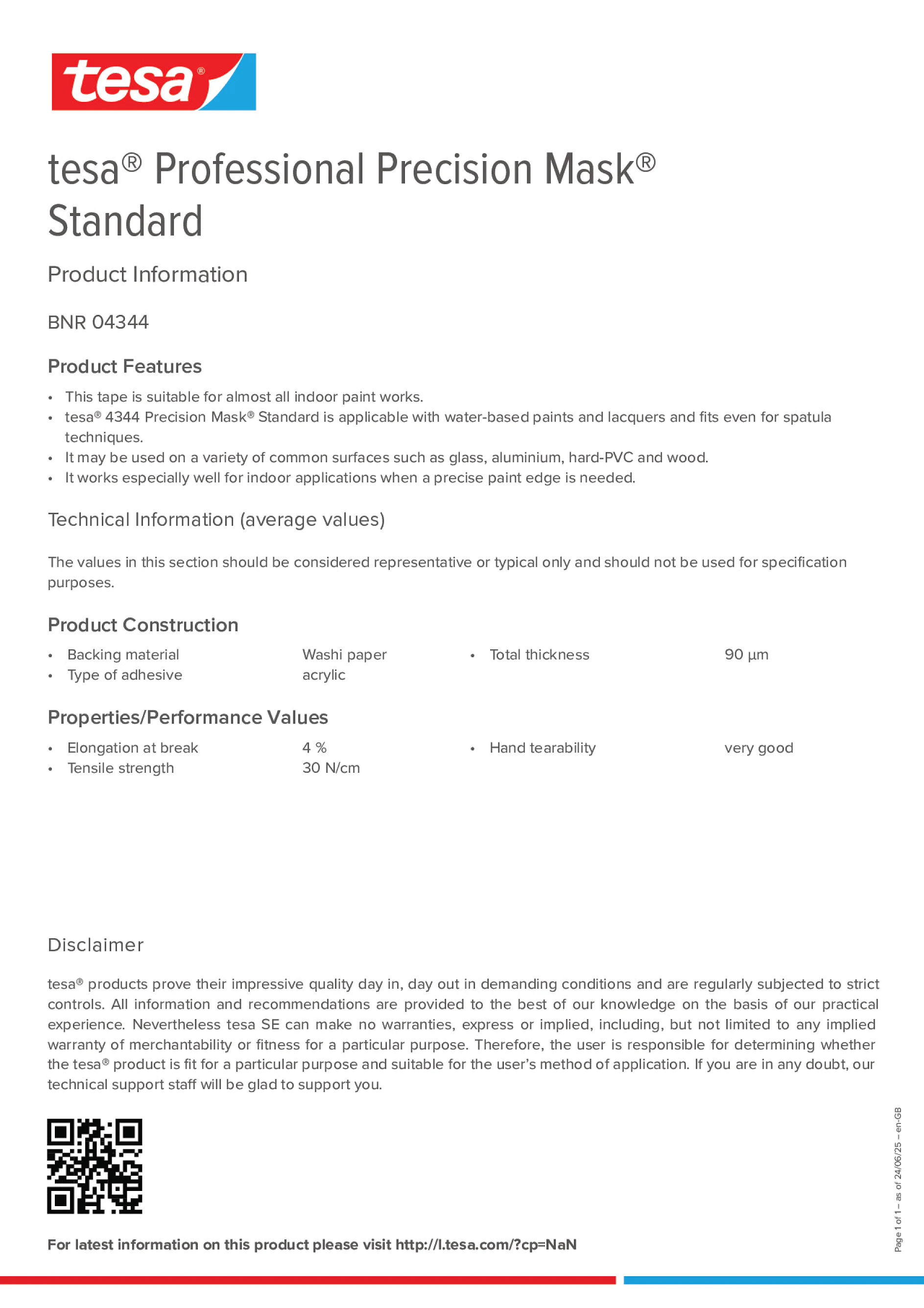 Product information_tesa® Professional 04344_en-GB
