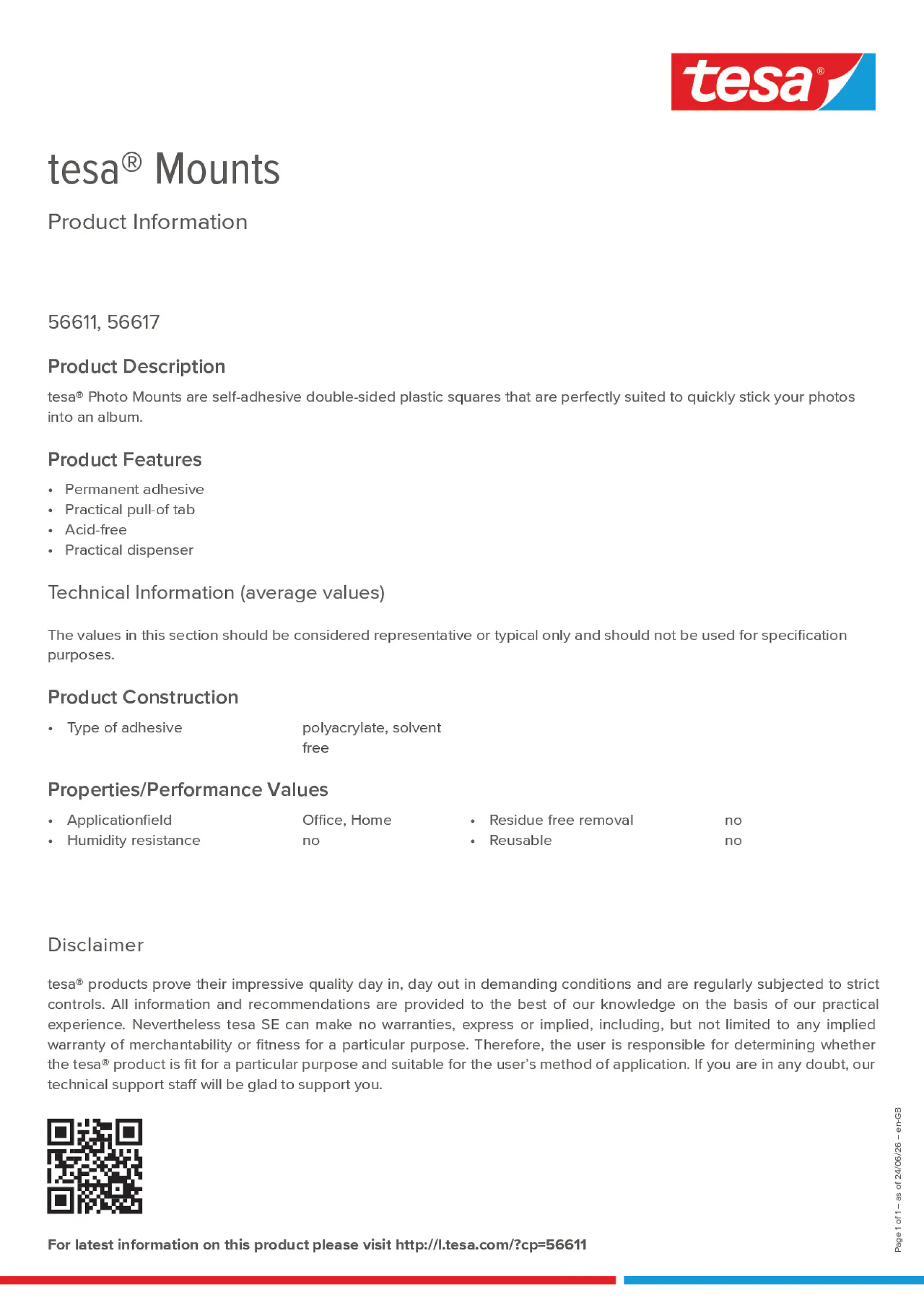 Product information_tesa® 56611_en-GB