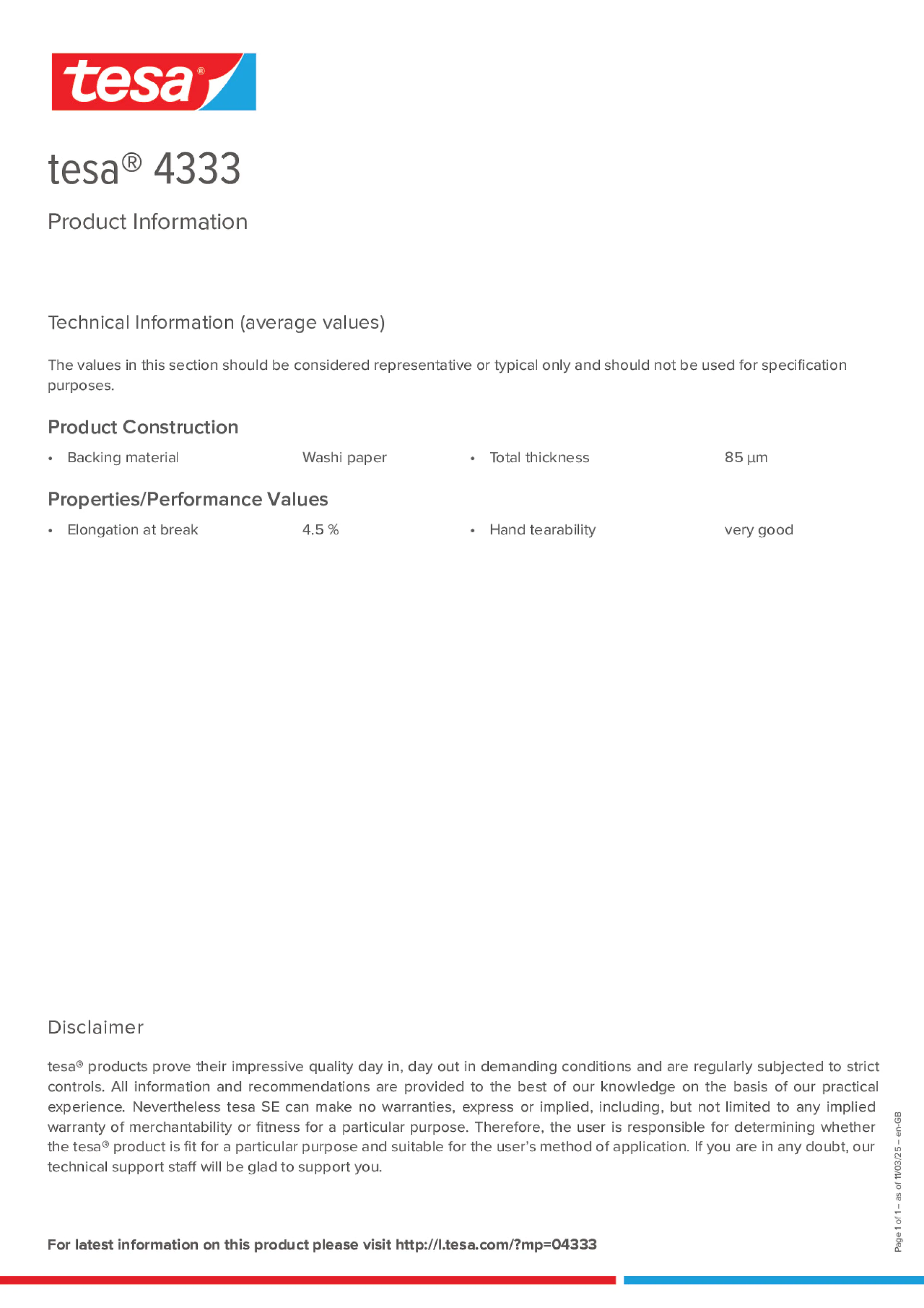 Product information_tesa® 04333_en-GB