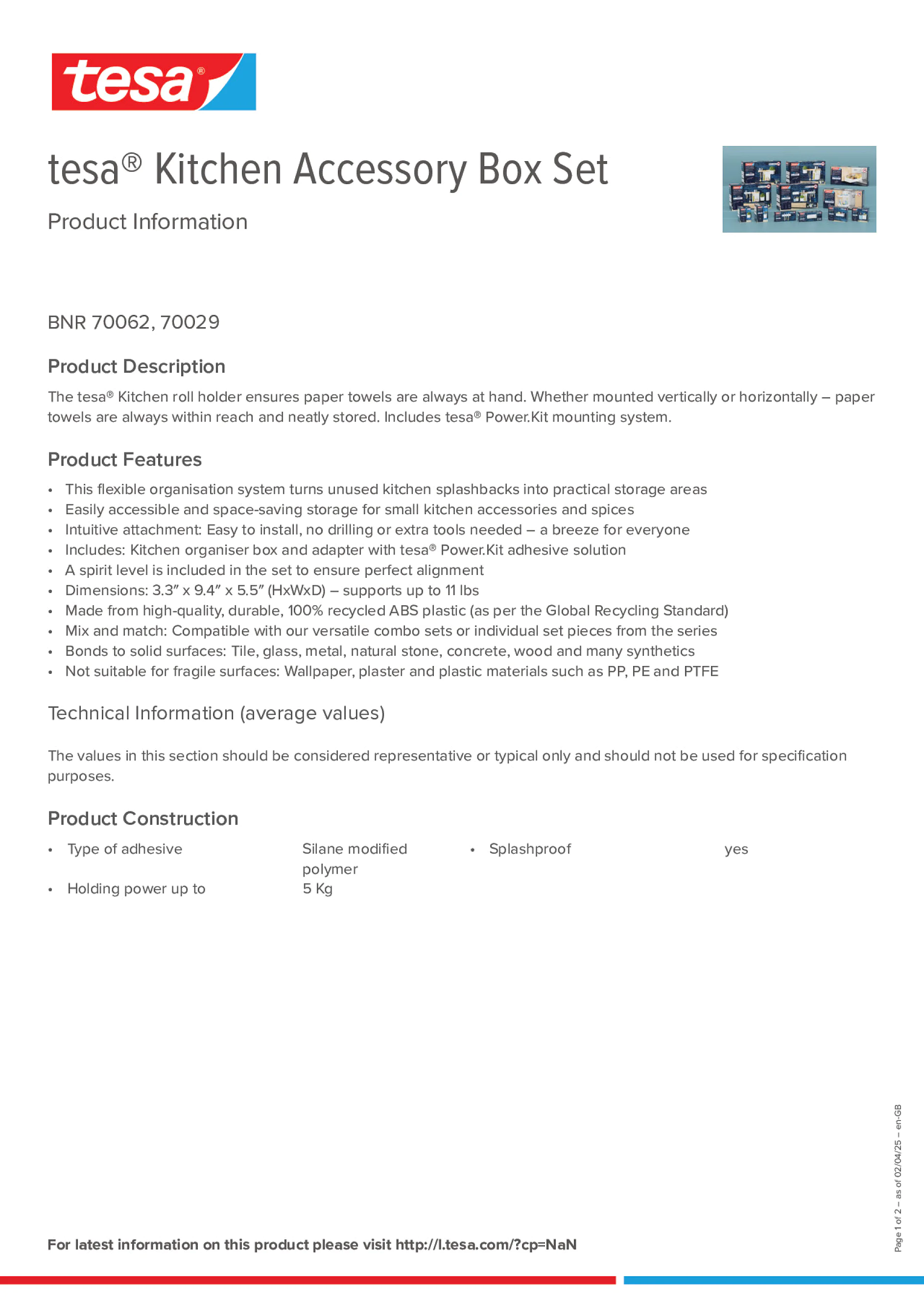 Product information_tesa® 70062_en-GB