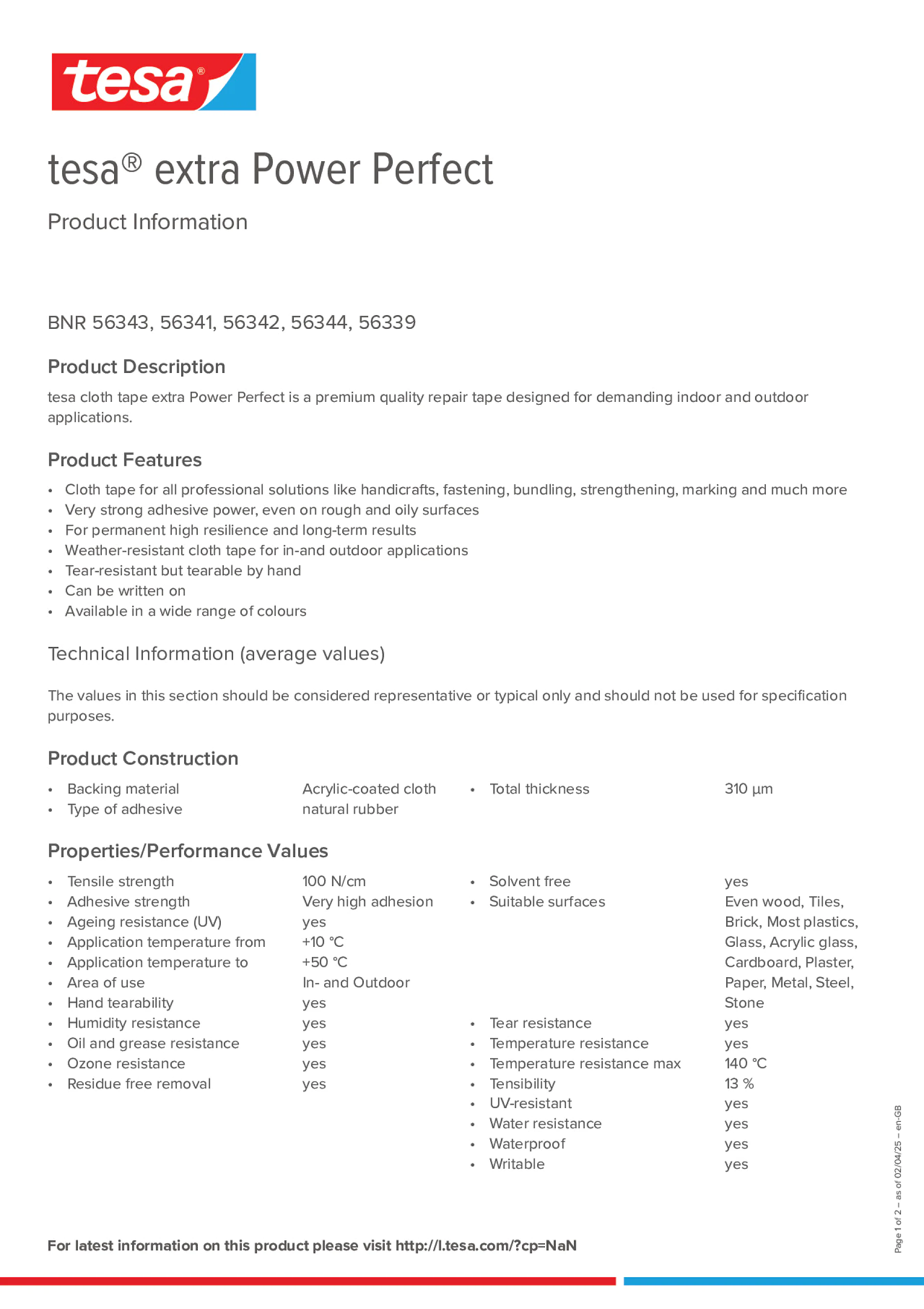 Product information_tesa® extra Power 56339_en-GB