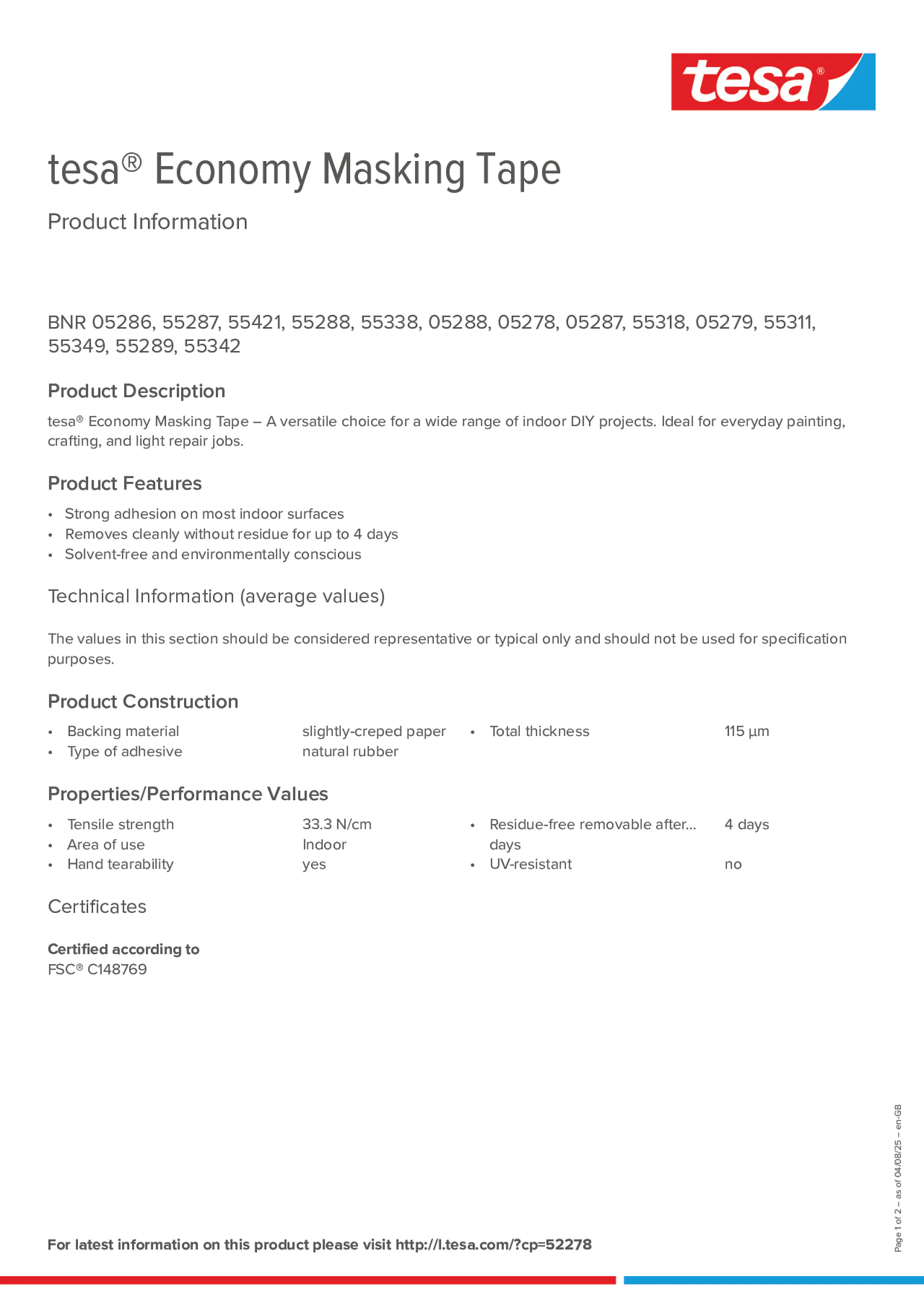 Product information_tesa® 55287_en-GB