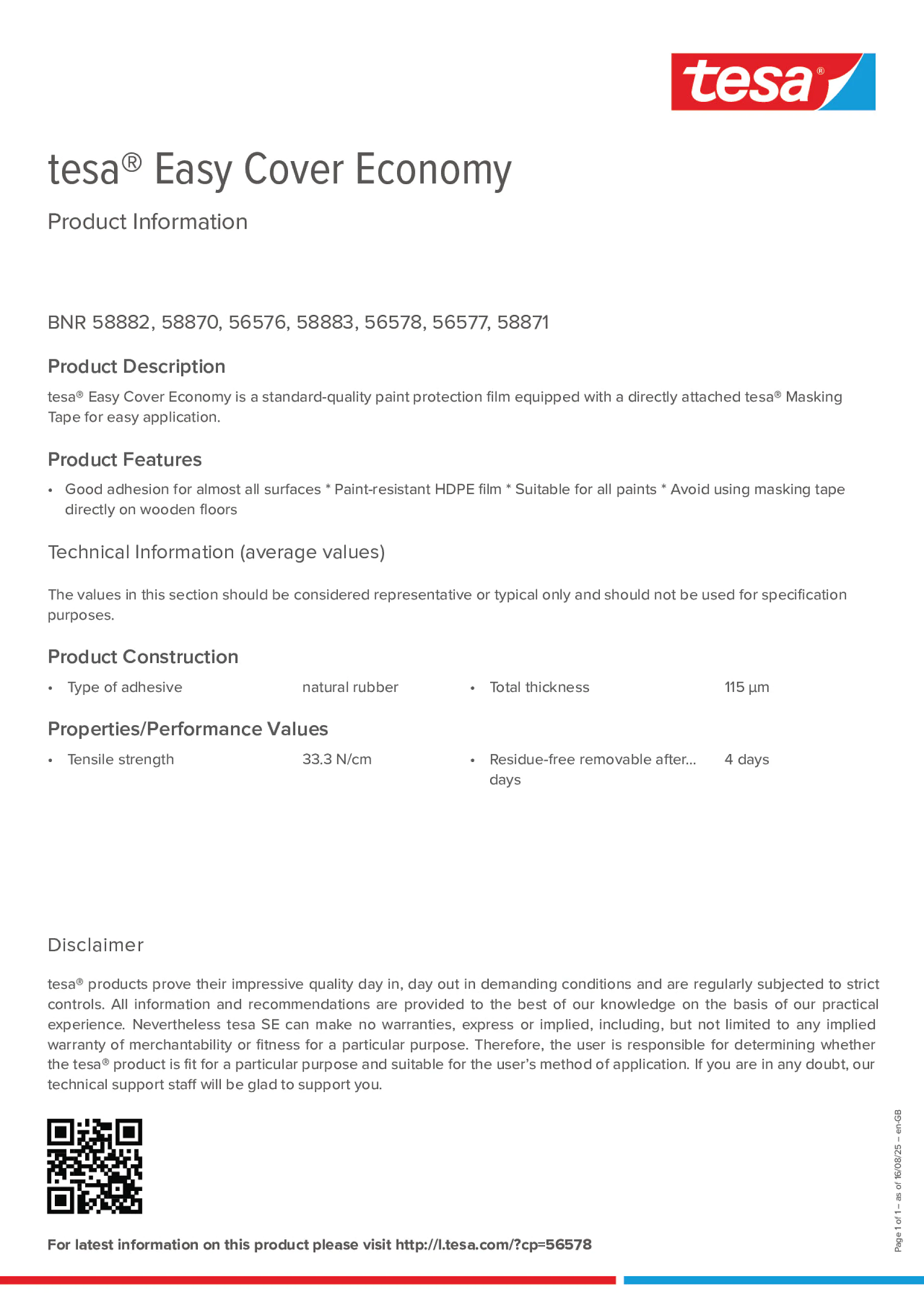Product information_tesa® Easy Cover 58882_en-GB