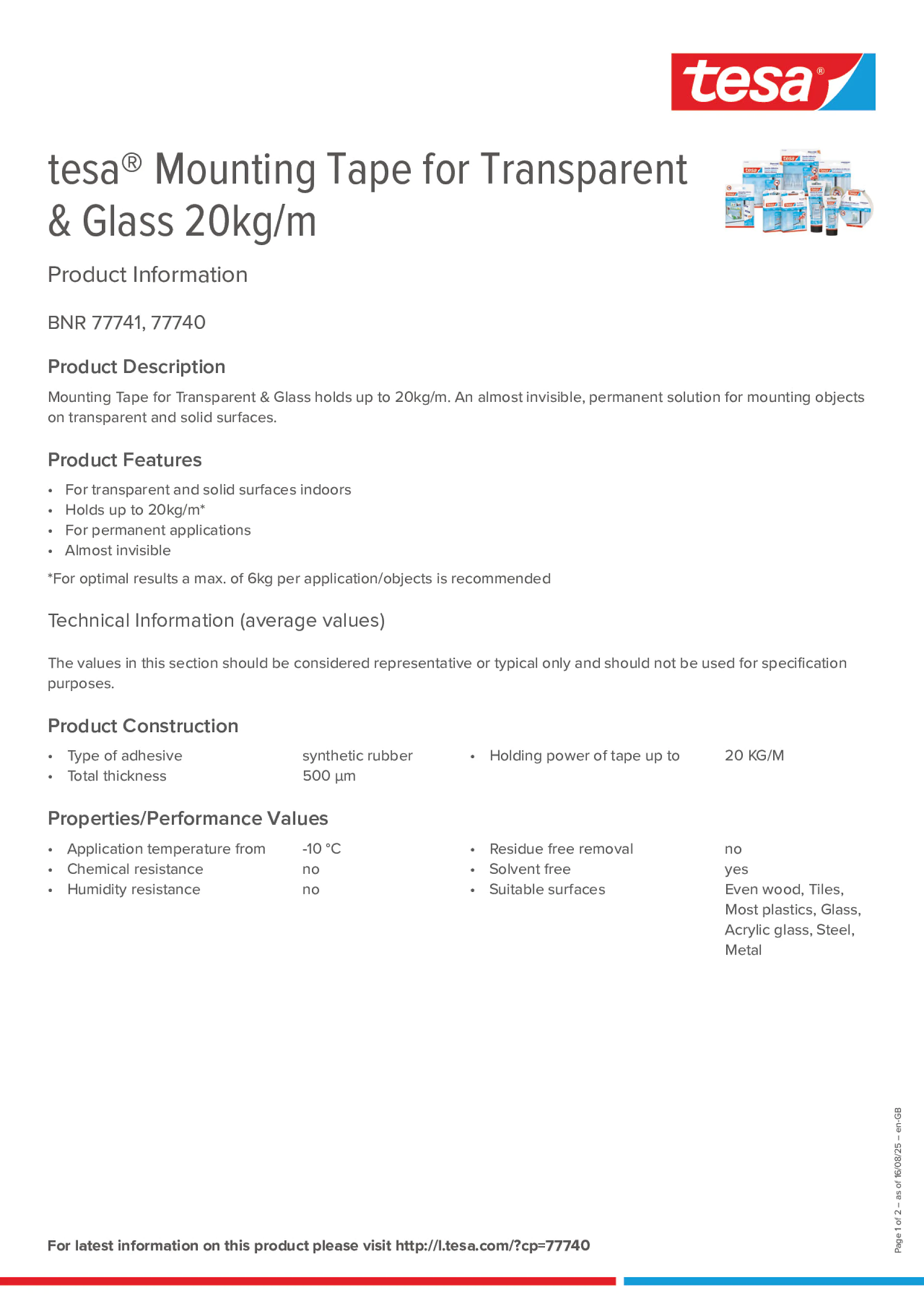 Product information_tesa® 77740_en-GB