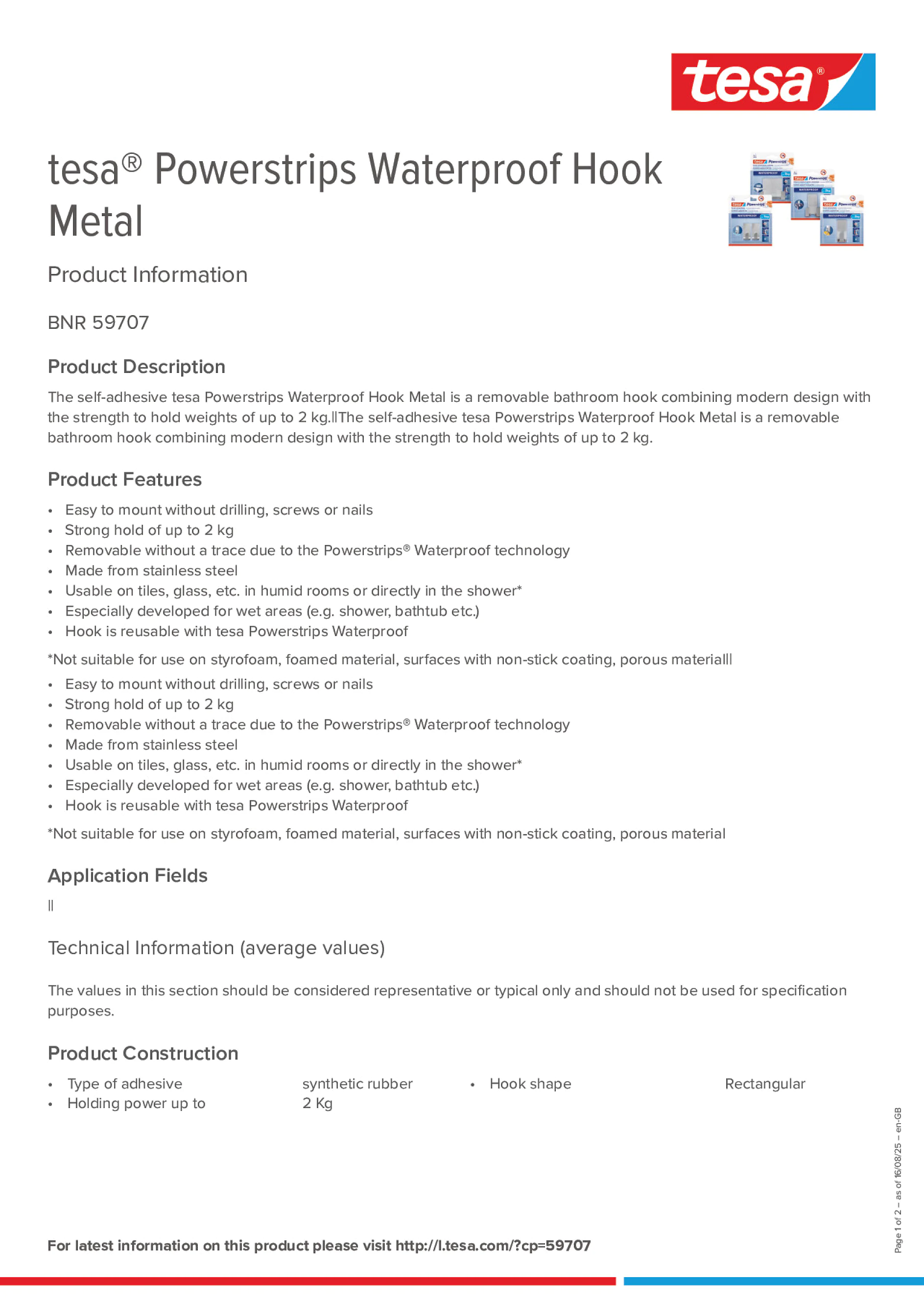 Product information_tesa® Powerstrips 59707_en-GB