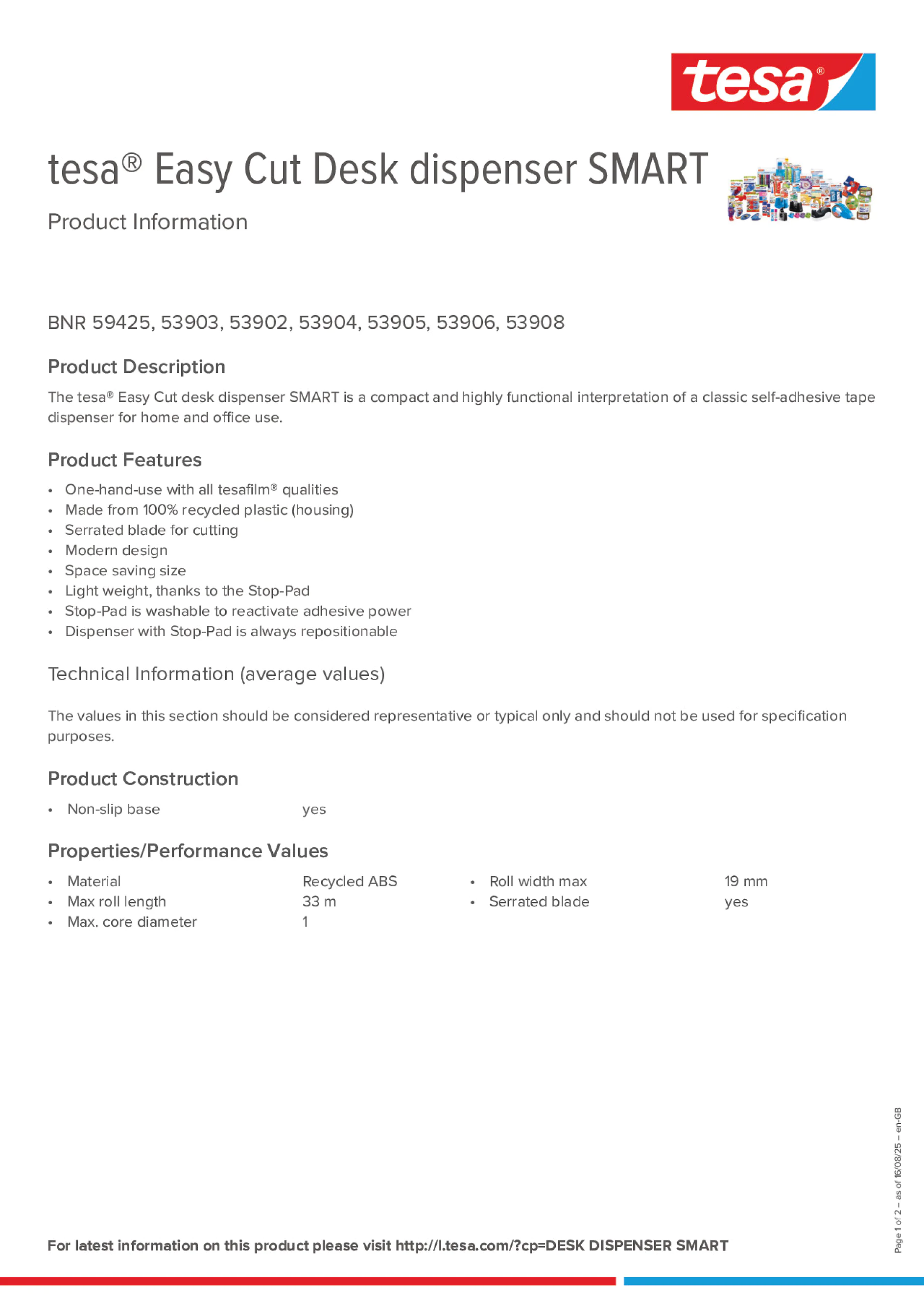 Product information_tesa® Easy Cut 53902_en-GB