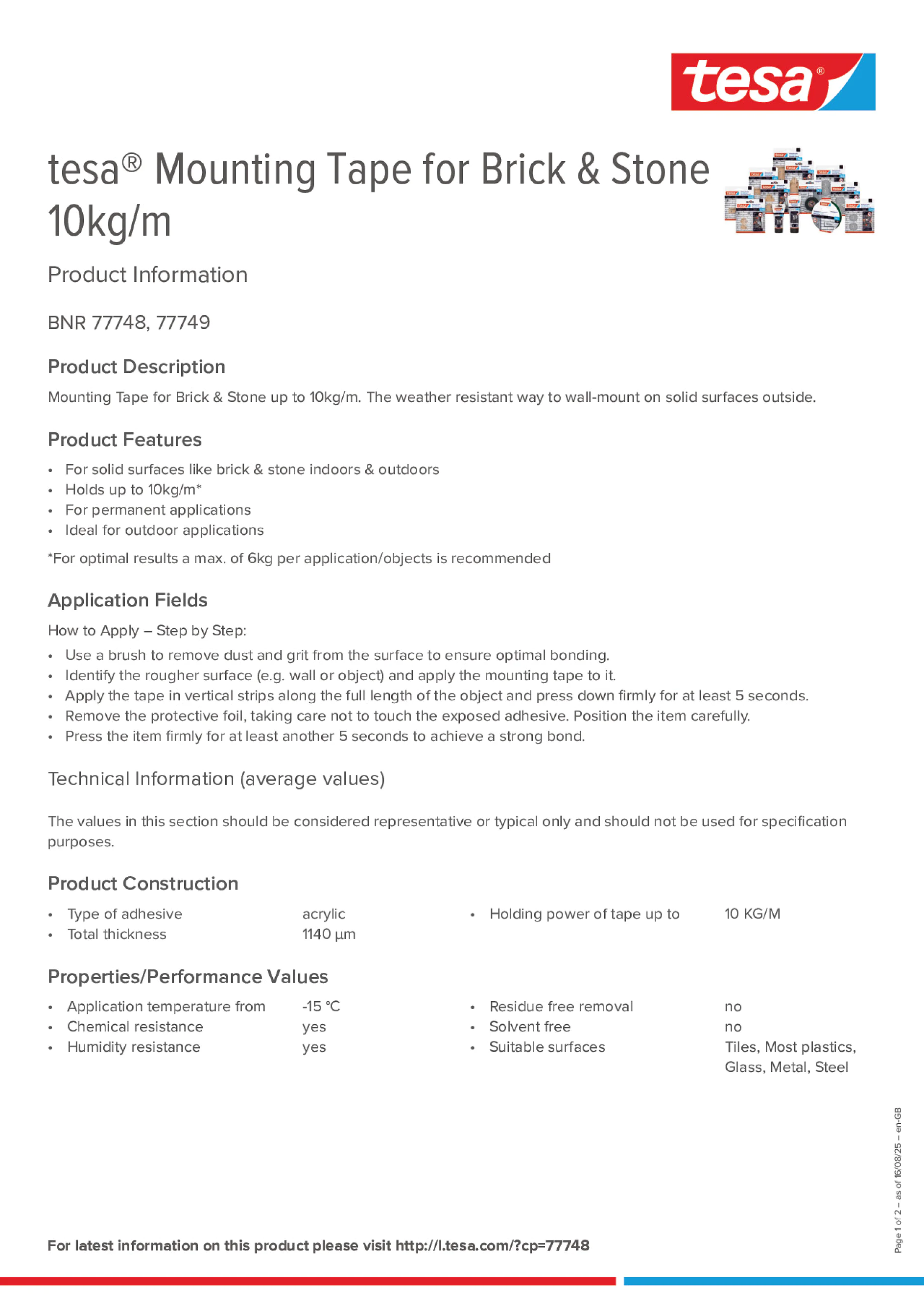 Product information_tesa® 77748_en-GB