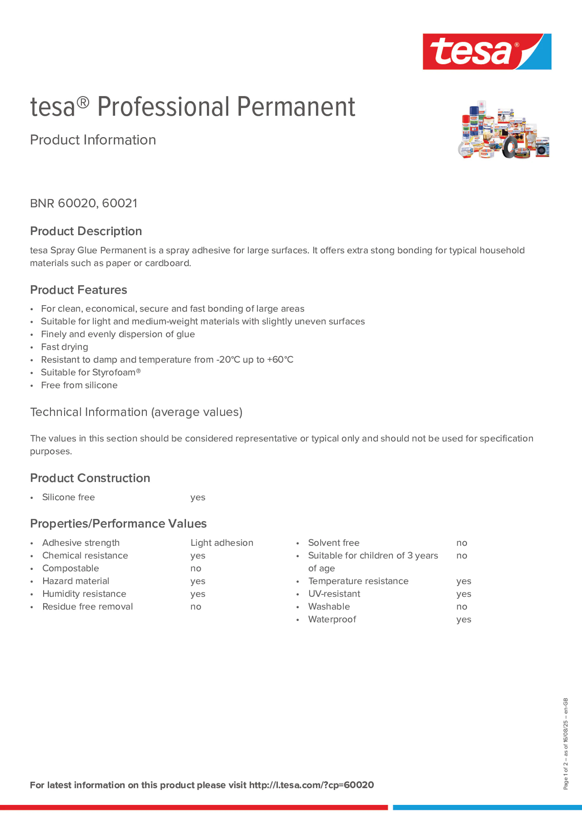 Product information_tesa® Professional 60020 / 60021_en-GB