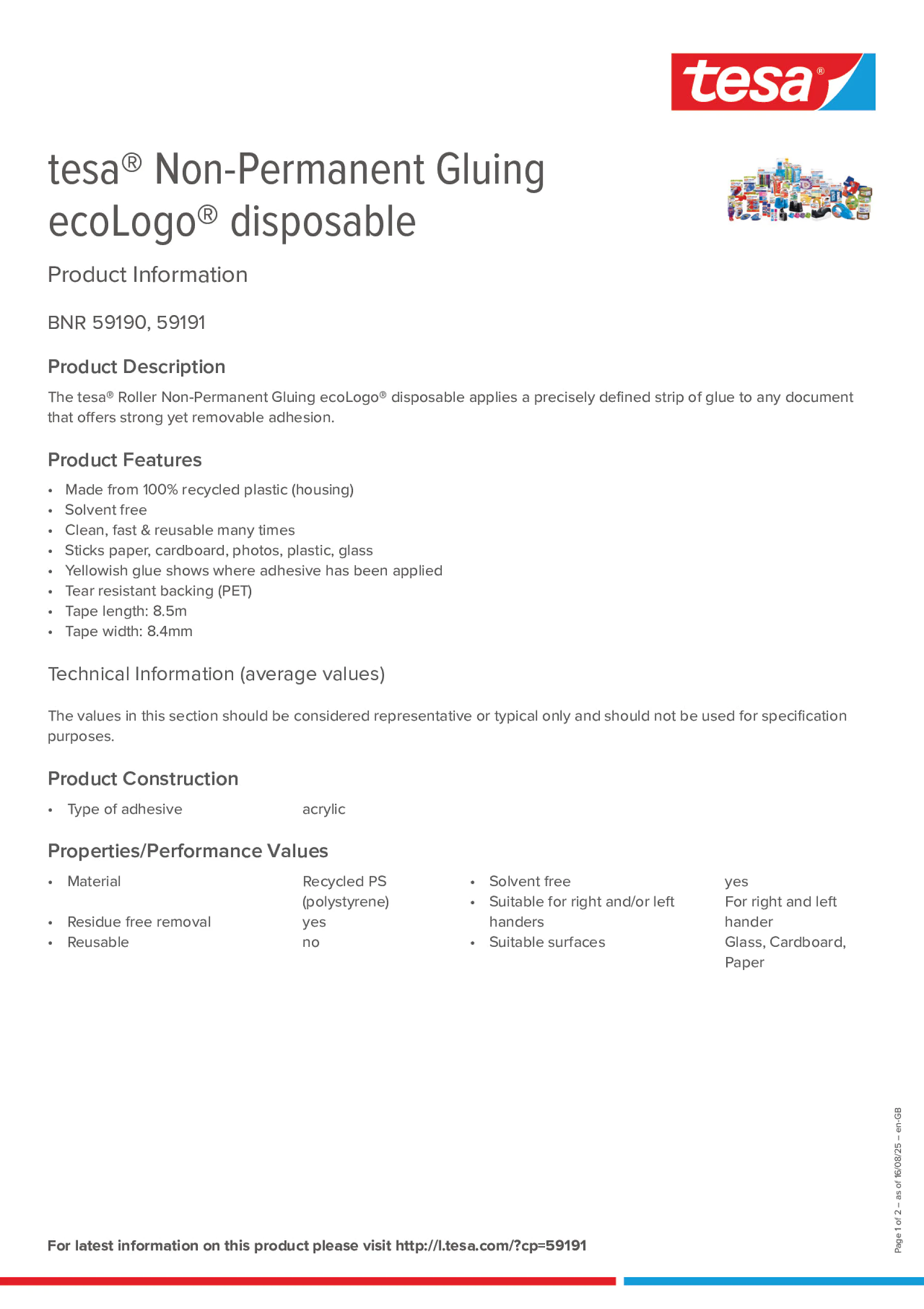 Product information_tesa® 59191_en-GB