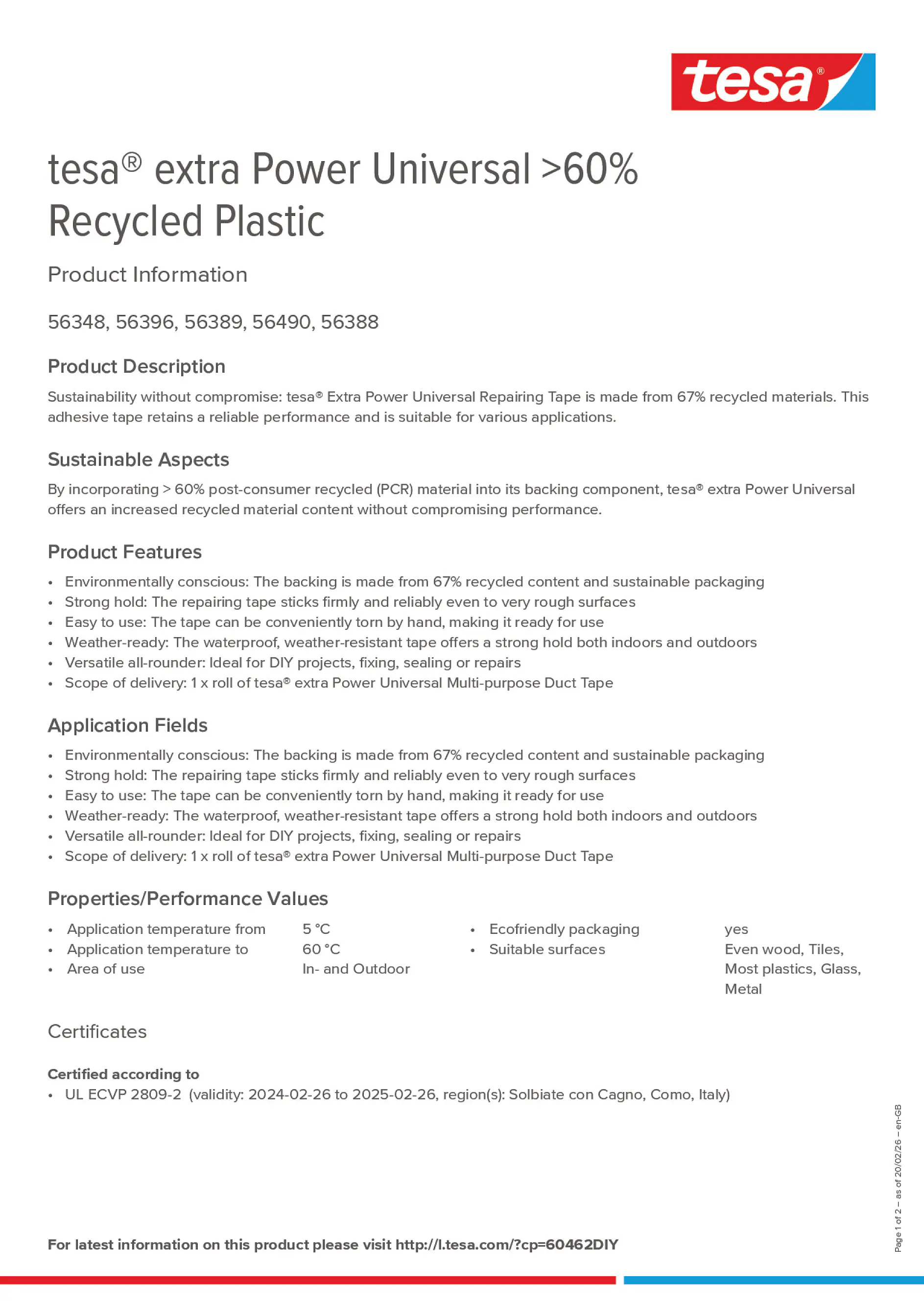 Product information_tesa® extra Power 60462DIY_en-GB