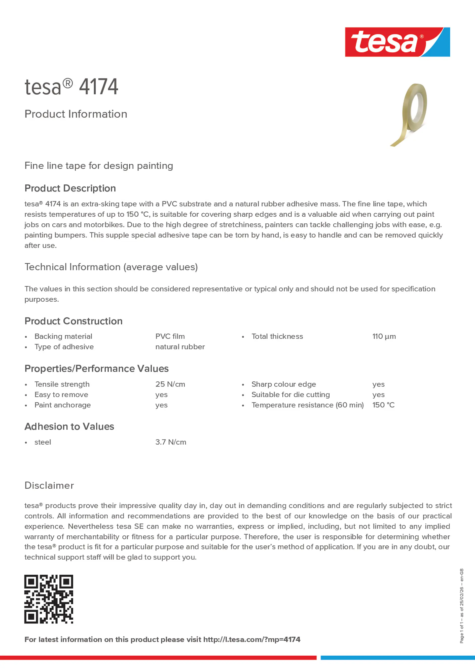 Product information_tesa® 4174_en-GB