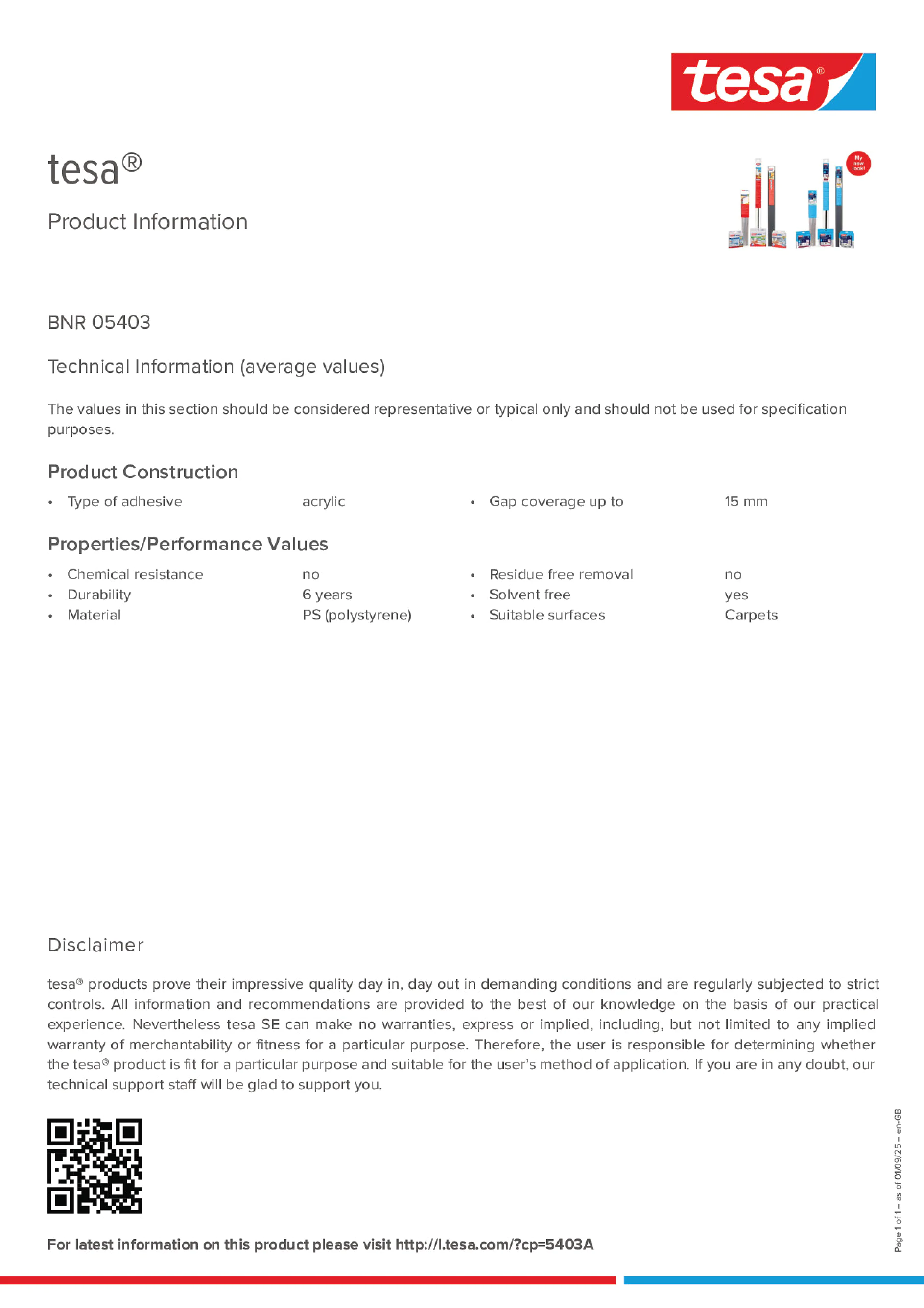 Product information_tesa® 05403_en-GB