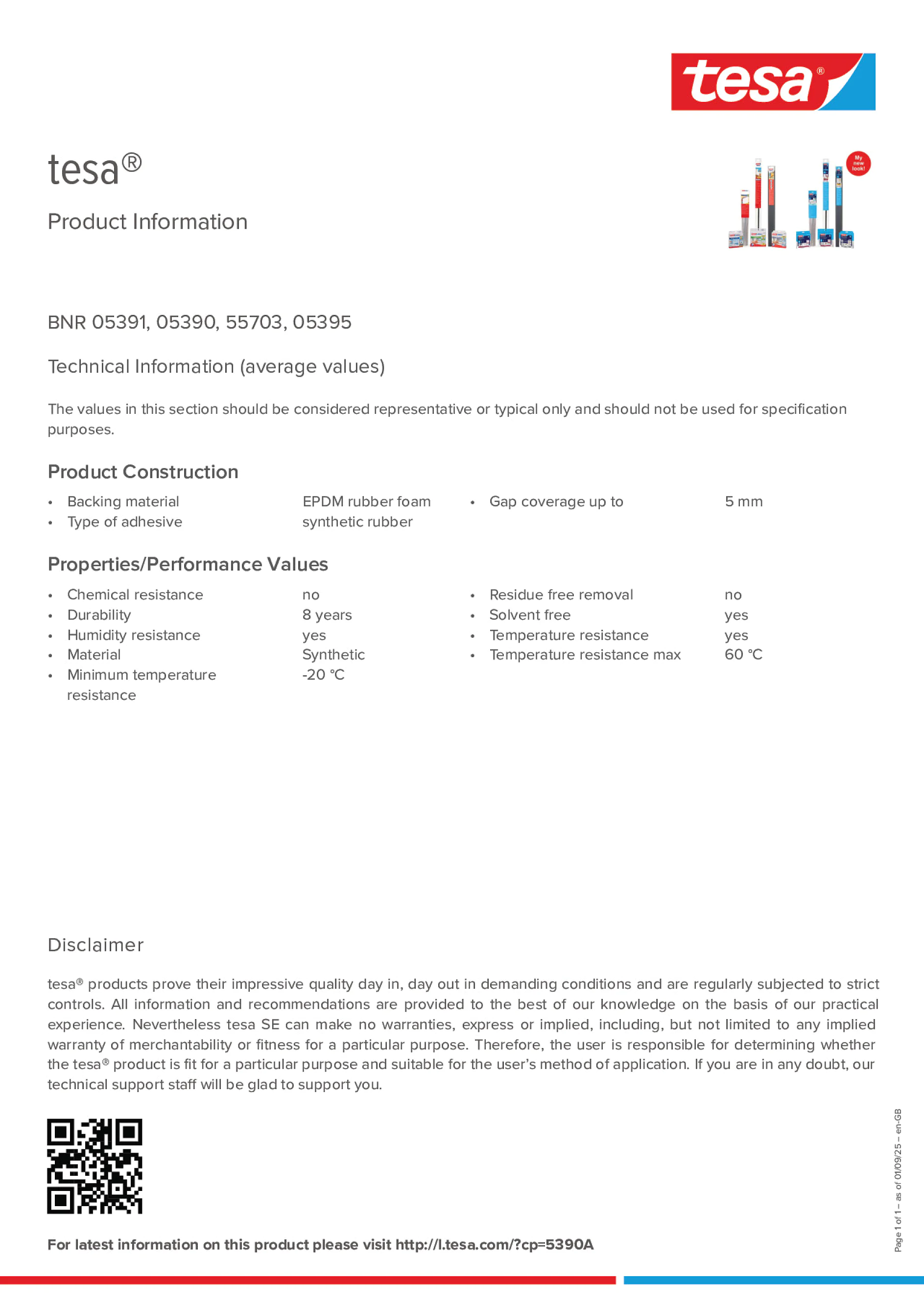 Product information_tesa® 05391_en-GB