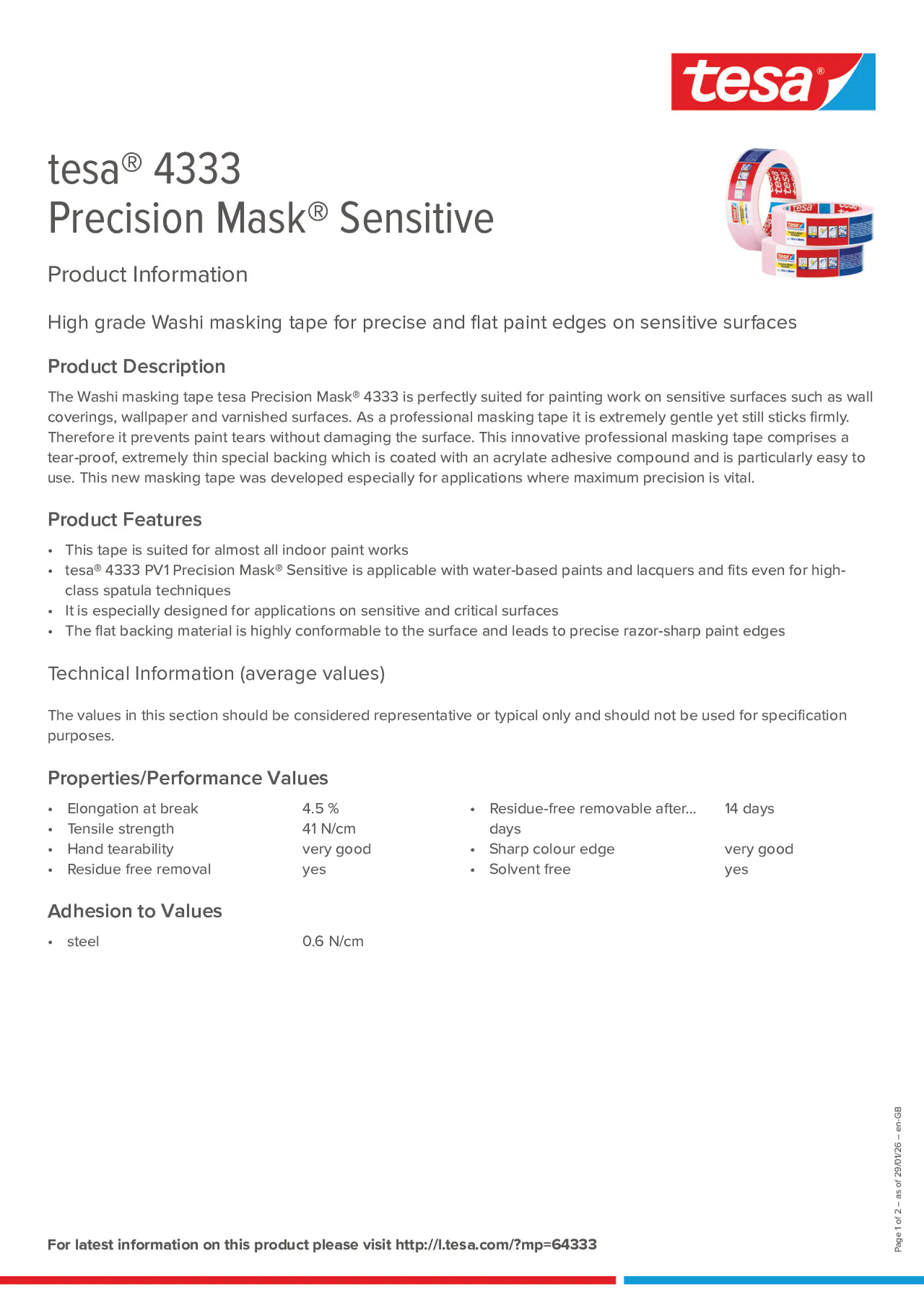 Product information_tesa® 04333_en-GB