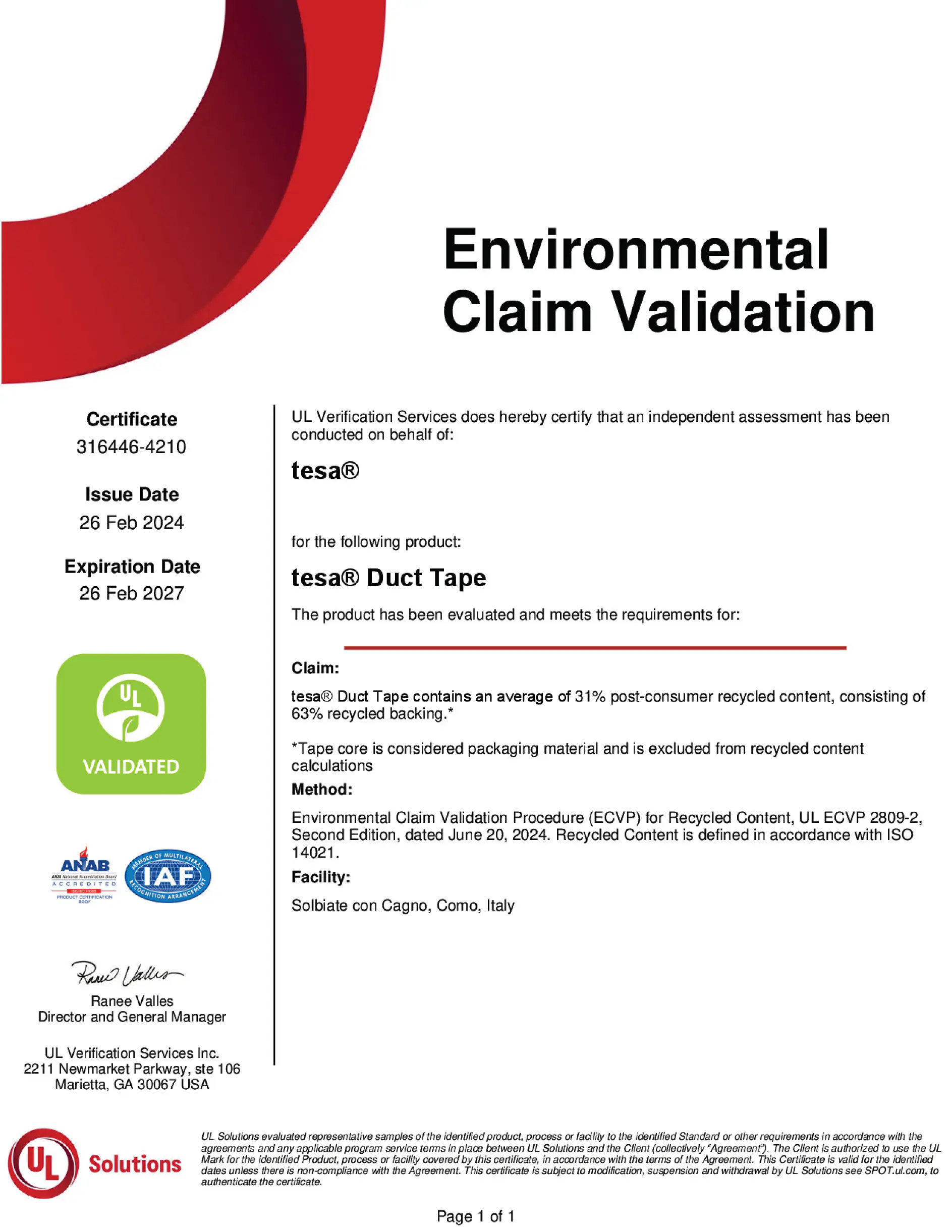 tesa_4615_UL-ECVP-2809-2_en_2027_certificate