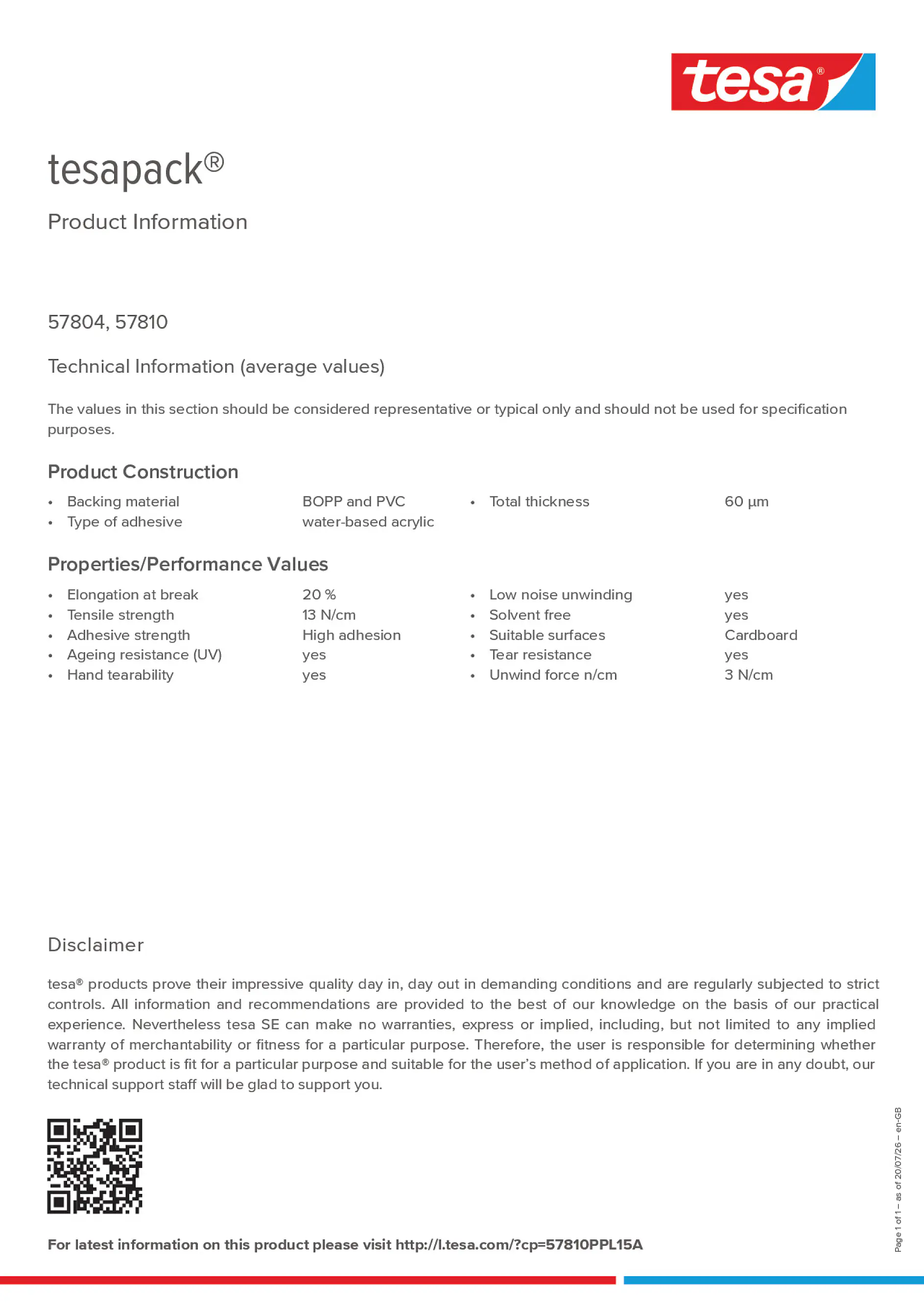 Product information_tesapack® 57810PPL15A_en-GB