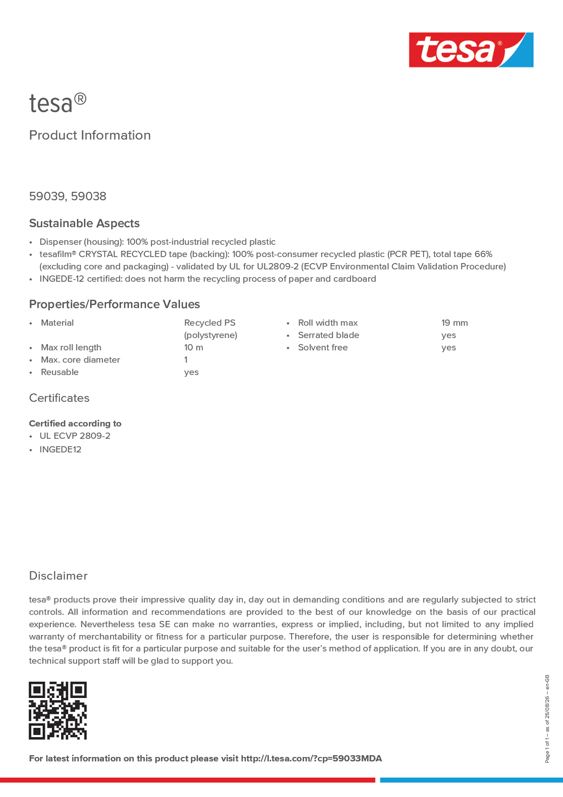 Product information_tesa® 59033MDA_en-GB