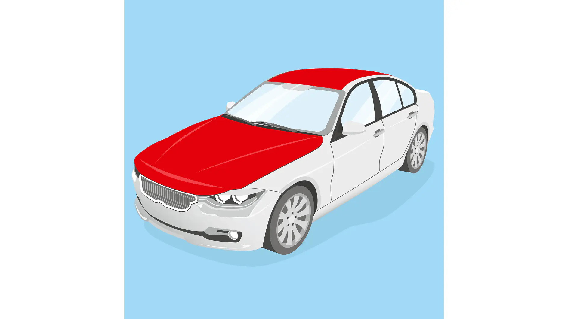 Filmic car body protection tapes