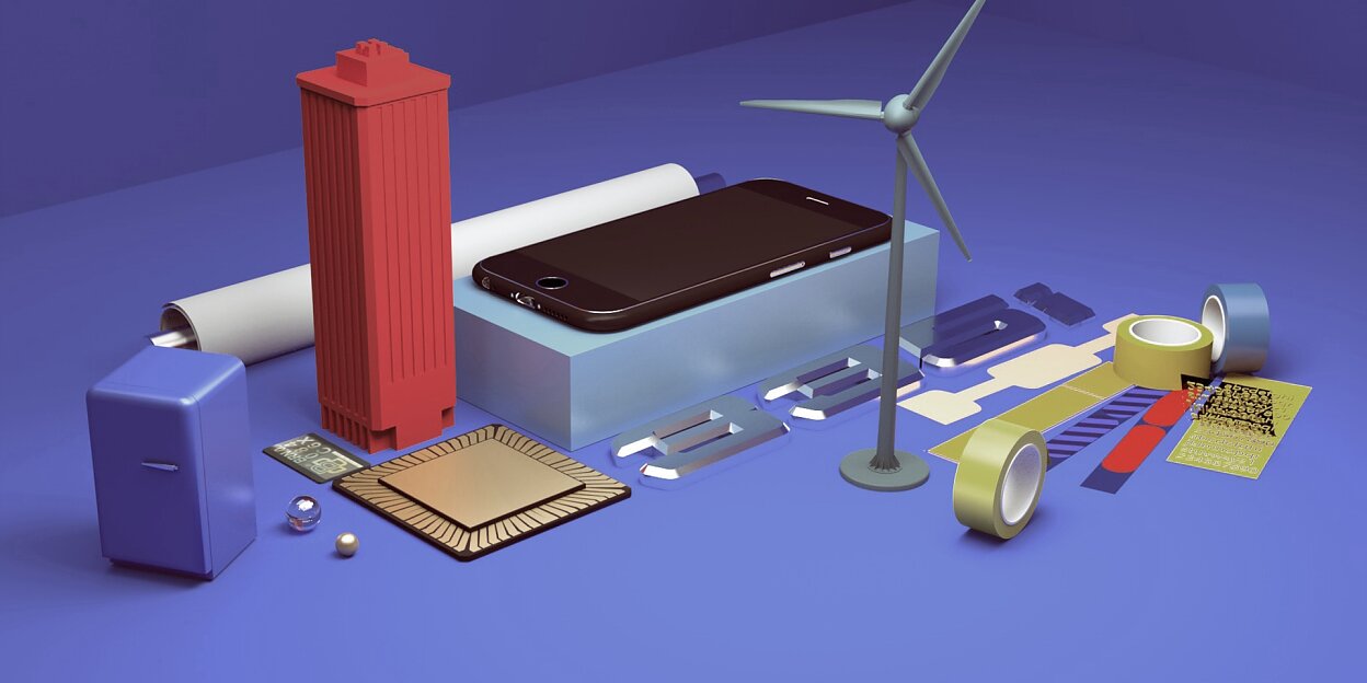 Where is adhesive tape used in industry?