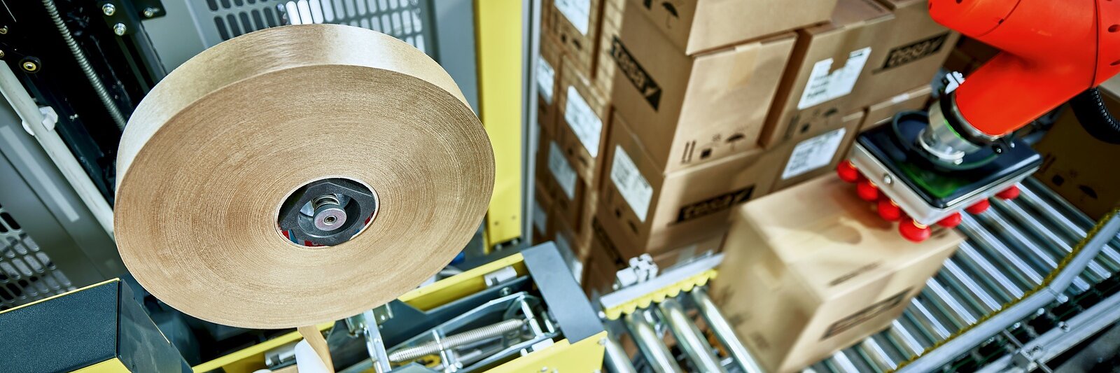 The tape is suitable for both manual and automatic dispensers and is largely silent in use.