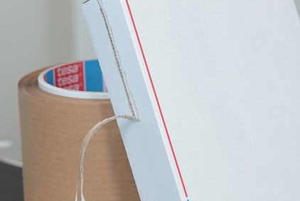 The new adhesive solution can be disposed of with the cardboard material