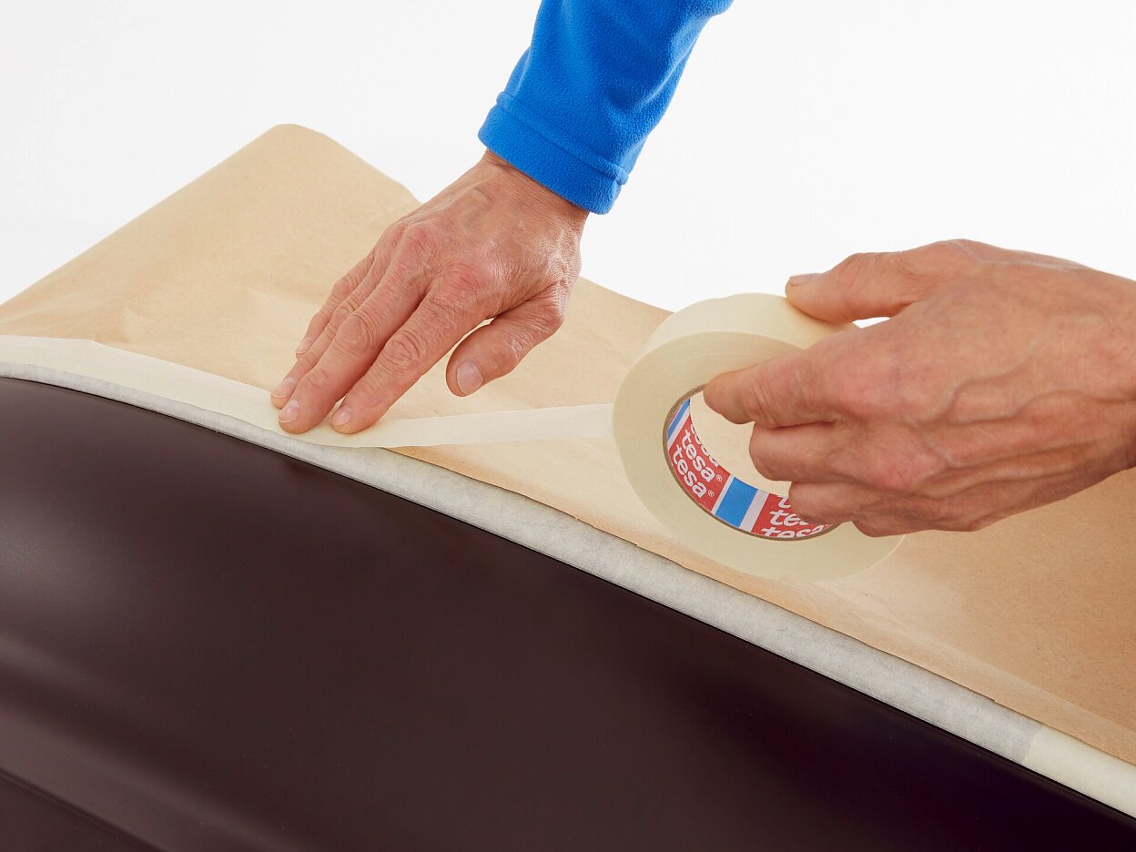 tesa 4330 high performance paper masking tape step2of4