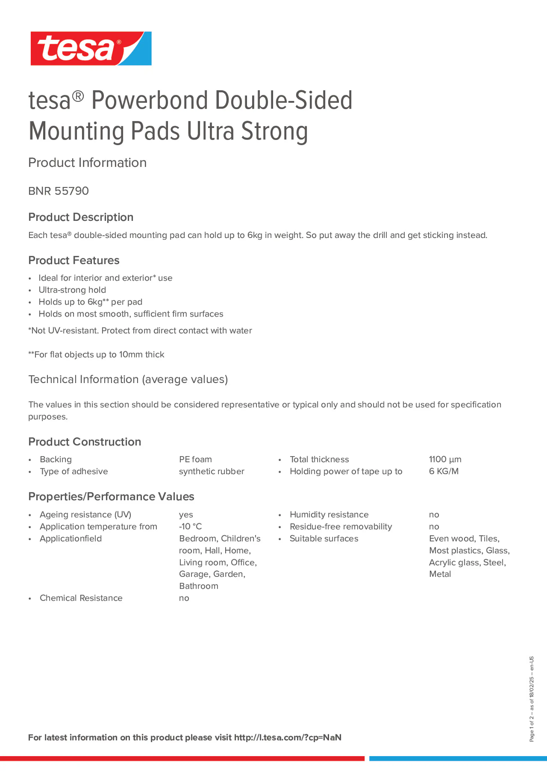 Product information_tesa® Powerbond 55790_en