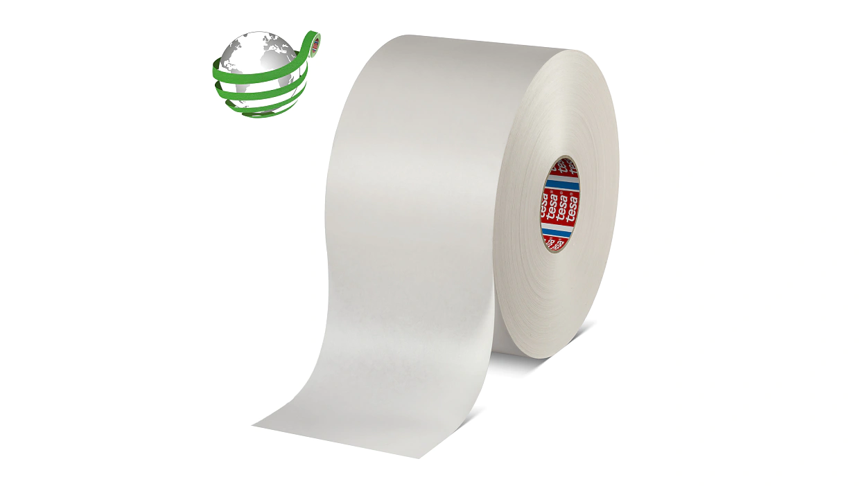 tesa-4313-high-performance-paper-carton-sealing-tape-white-043130000600-with-marker