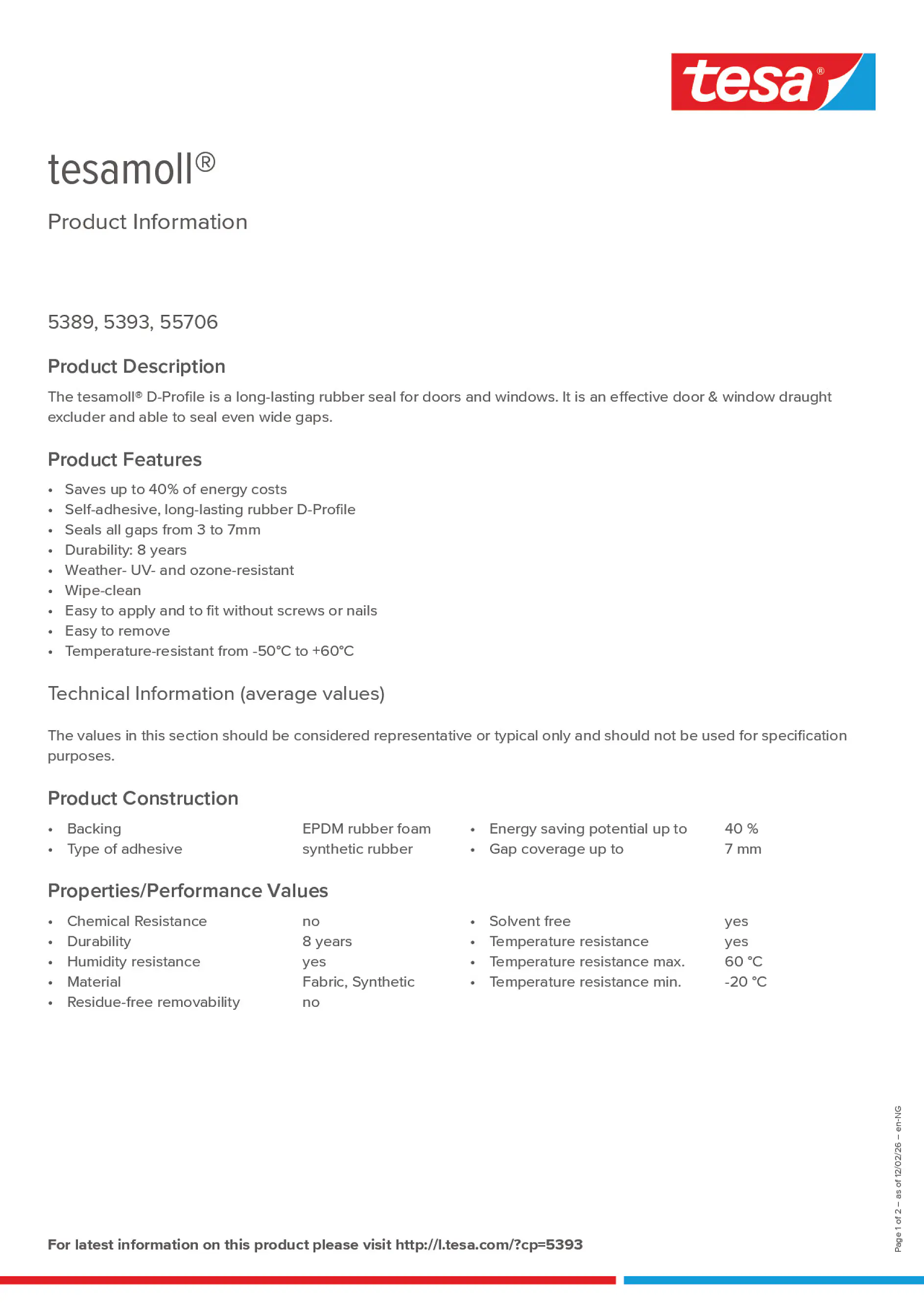 Product information_tesamoll® 5393_en-MA_fr-MA