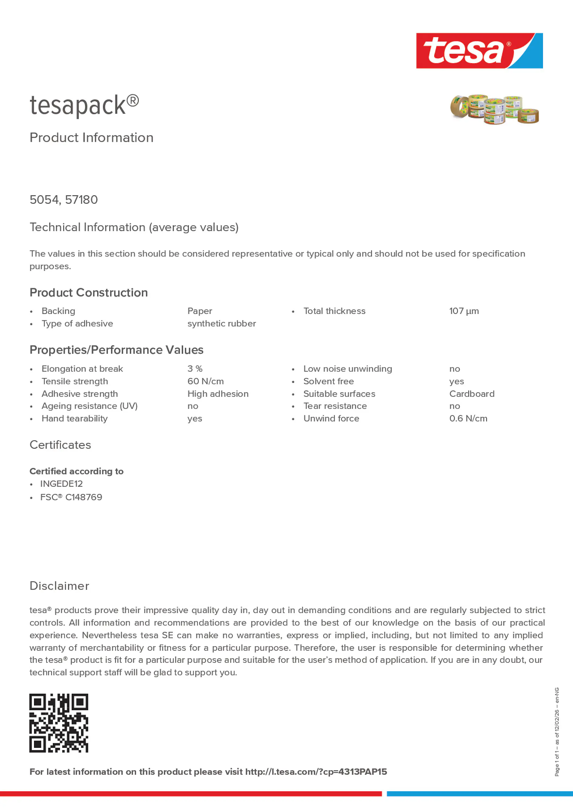 Product information_tesapack® 5054_en-MA_fr-MA