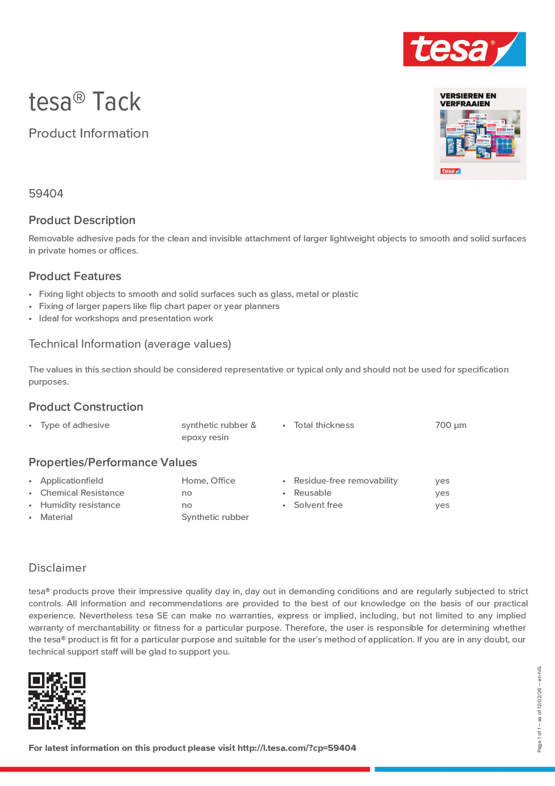 Product information_tesa® Tack 59404_en-MA_fr-MA